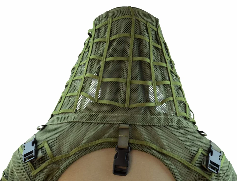 ROCOTACTICAL Sniper Ghillie Suit Foundation, Ripstop, Ghillie Viper Hood, kamuflażowy płaszcz snajperski