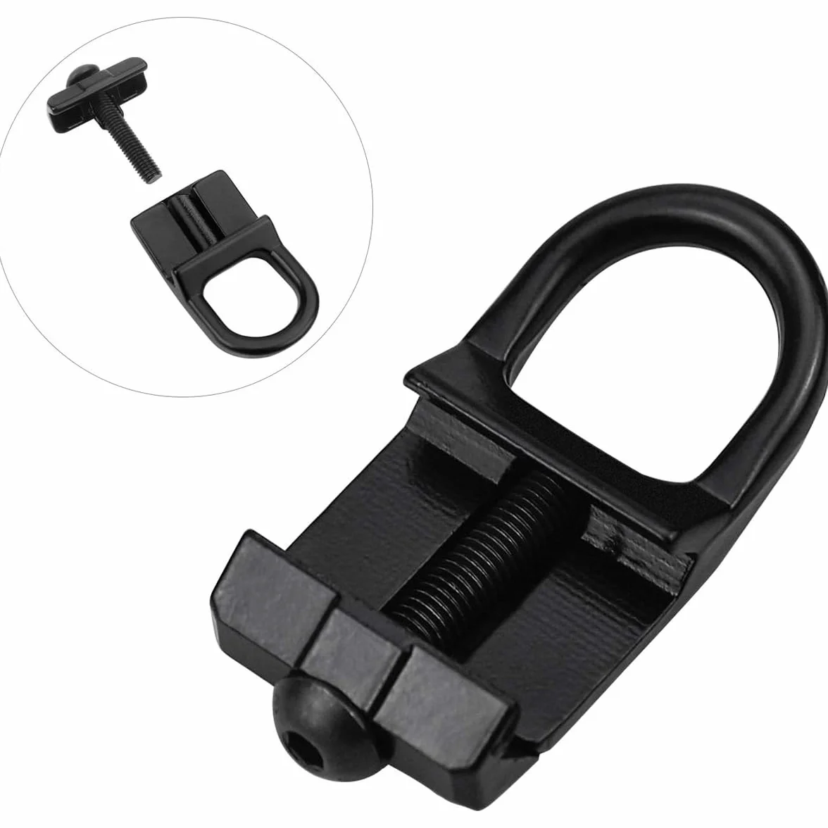 2 szt. Adapter do paska prowadzącego płyta montażowa zdejmowany pasek do szyn Picatinny 20 mm zacisk szybkiego zwalniania adapter
