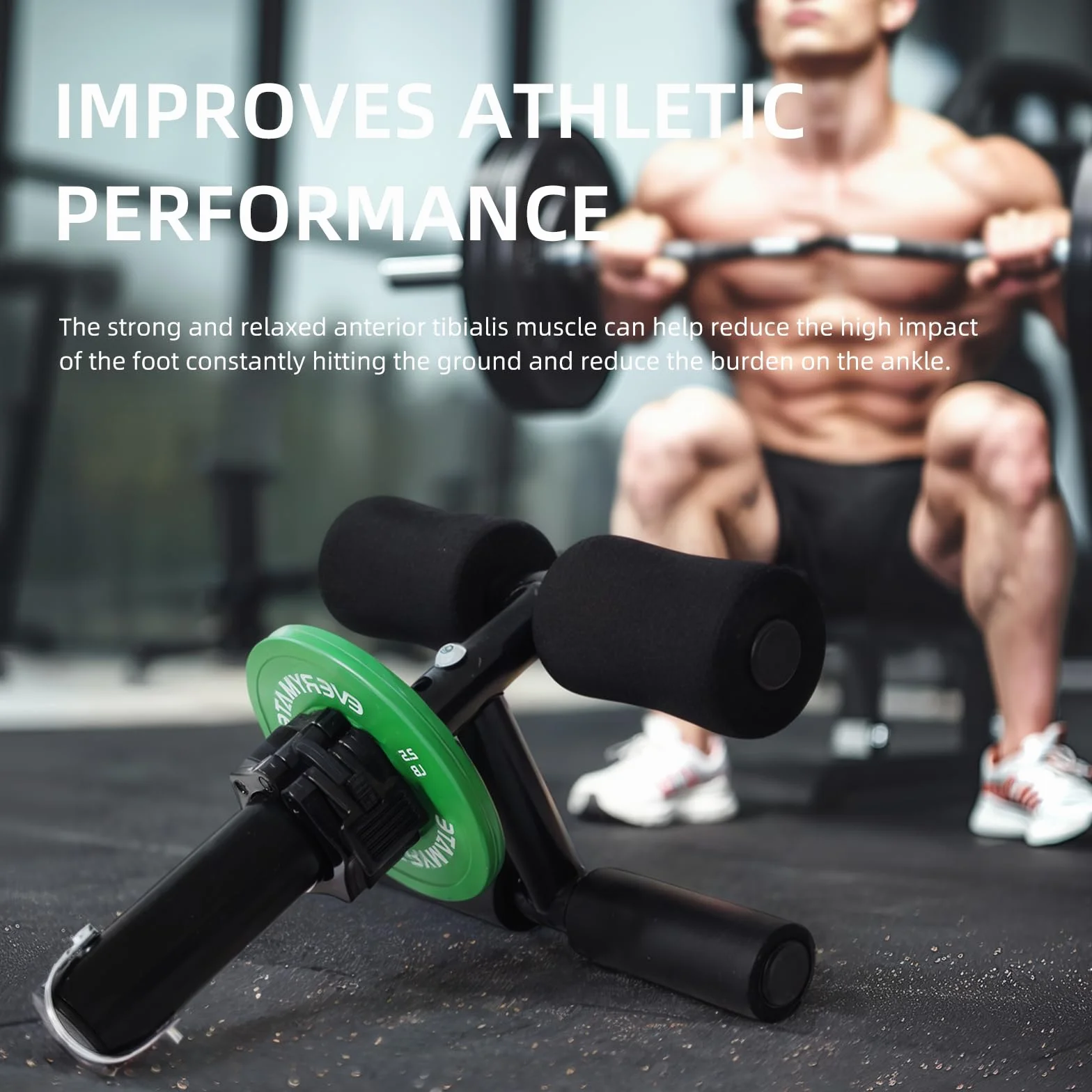 EVERYMATE Tib Bar Tibialis Trainer Maszyna do treningu siłowego nóg