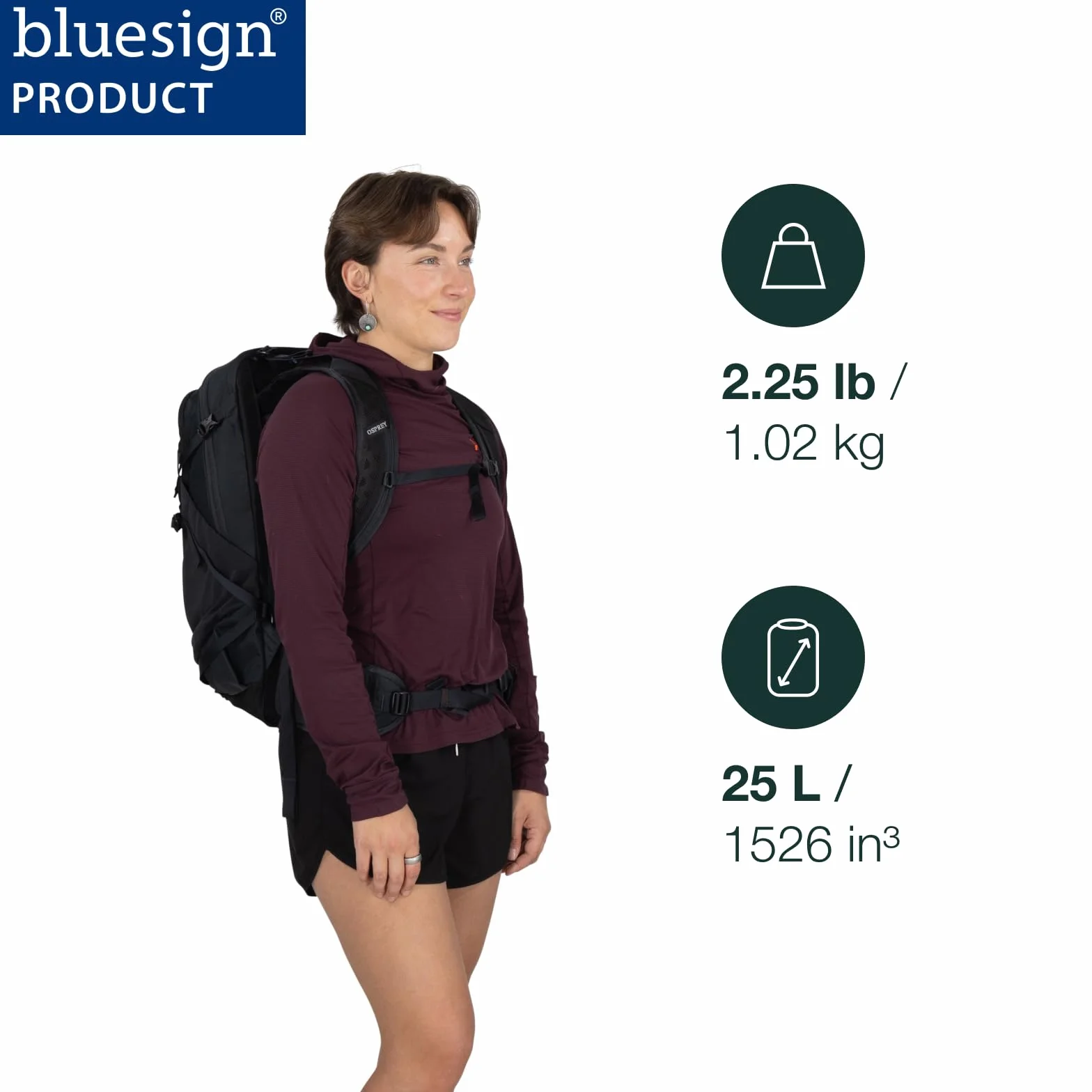 Osprey Sportlite 25 Grafitowy Fioletowy Kość