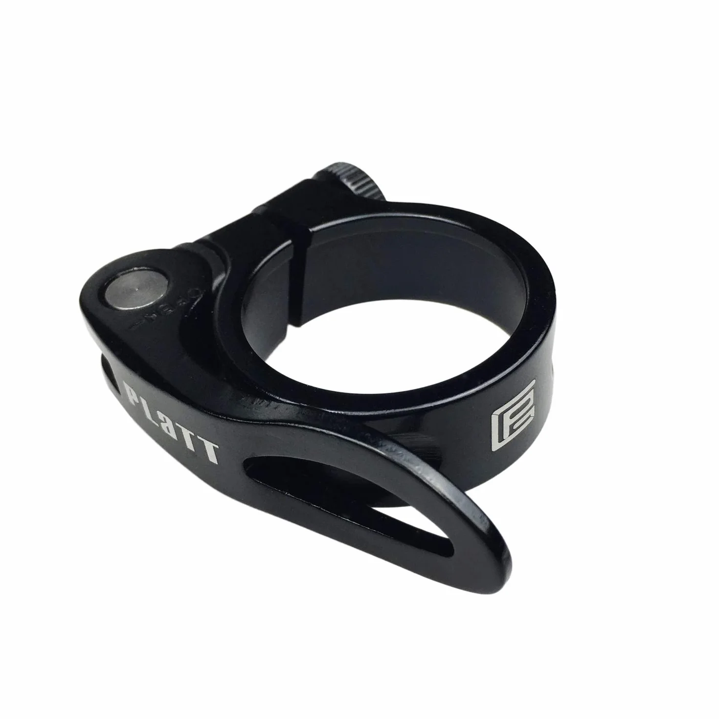 PLATT Zacisk siodełkowy do roweru z szybkomocującym zaciskiem ze stopu aluminium 31,8/34,9 mm (czarny, 34,9 mm)