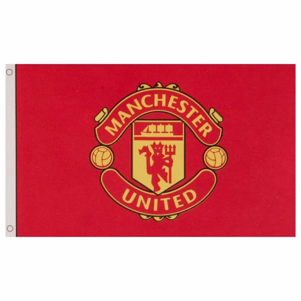 Manchester United F.C. Flaga CC Czerwony Jeden rozmiar