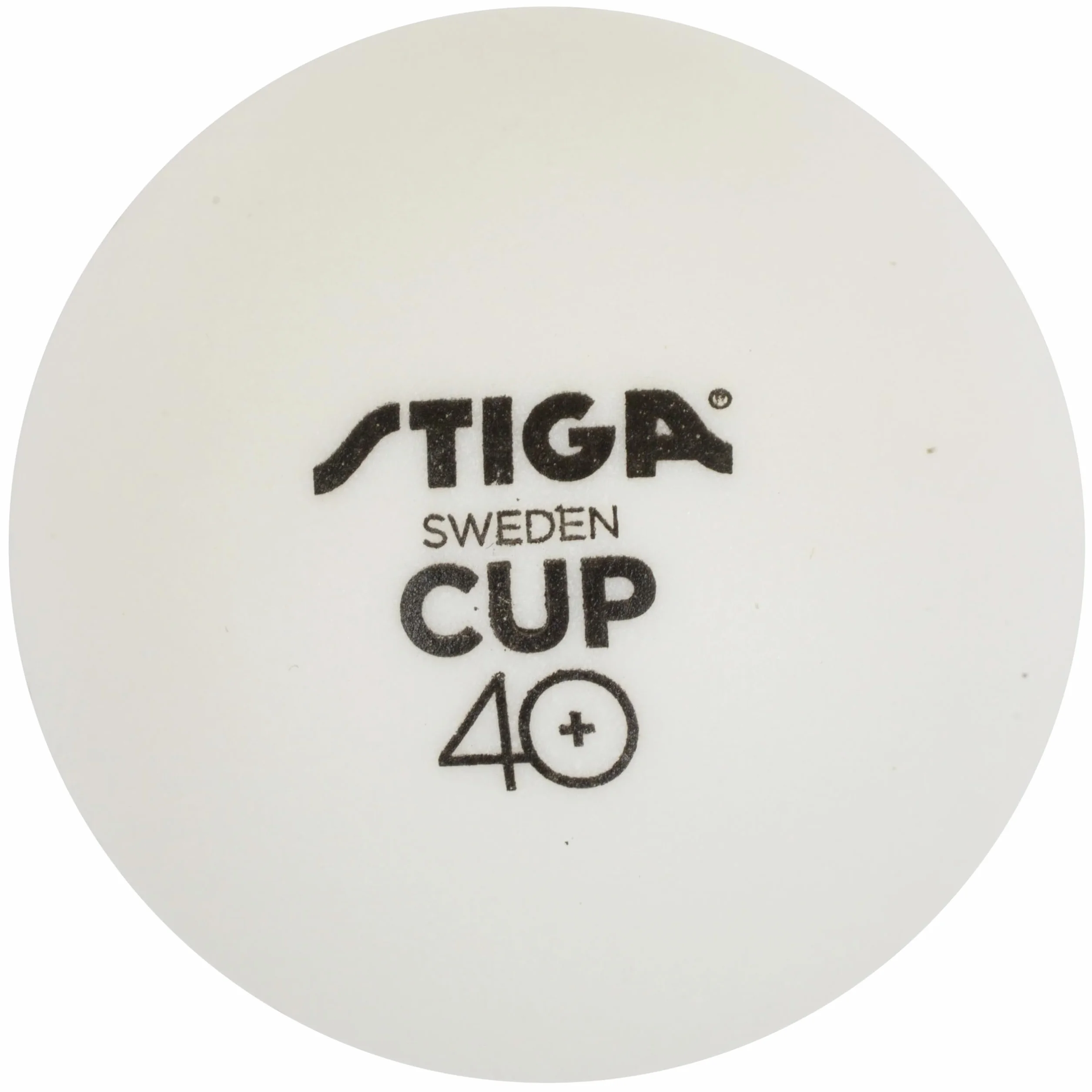 Stiga Piłki do tenisa stołowego Cup, 12 sztuk, tworzywo ABS, białe