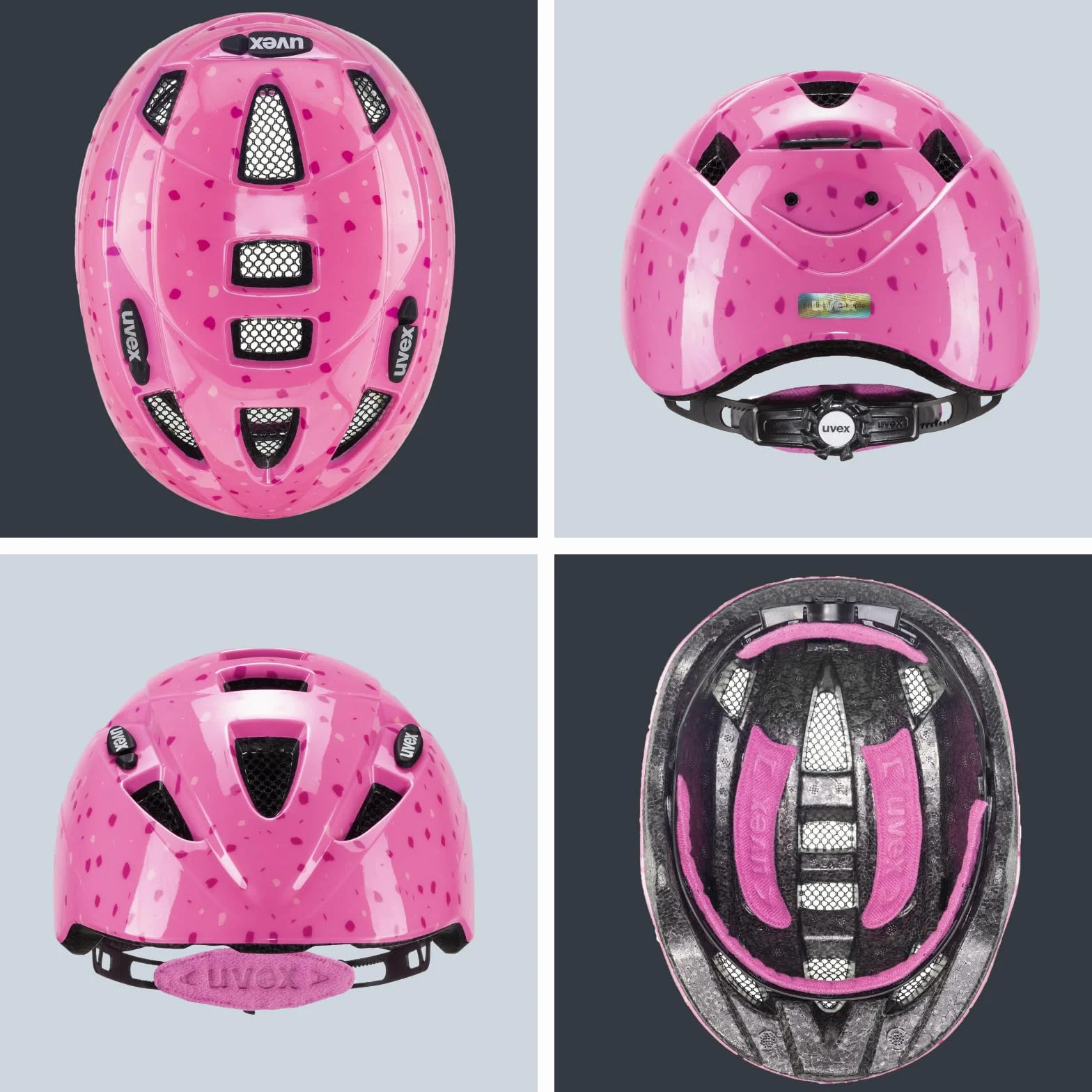 Uvex Kask Rowerowy, 46-52 cm, model Uvex Kid 2