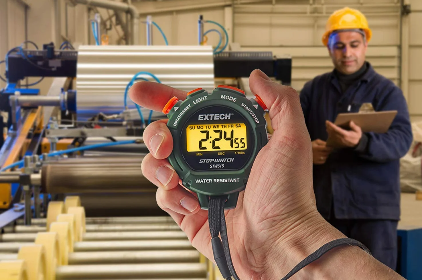 Extech STW515 stoper/zegar z podświetlanym wyświetlaczem