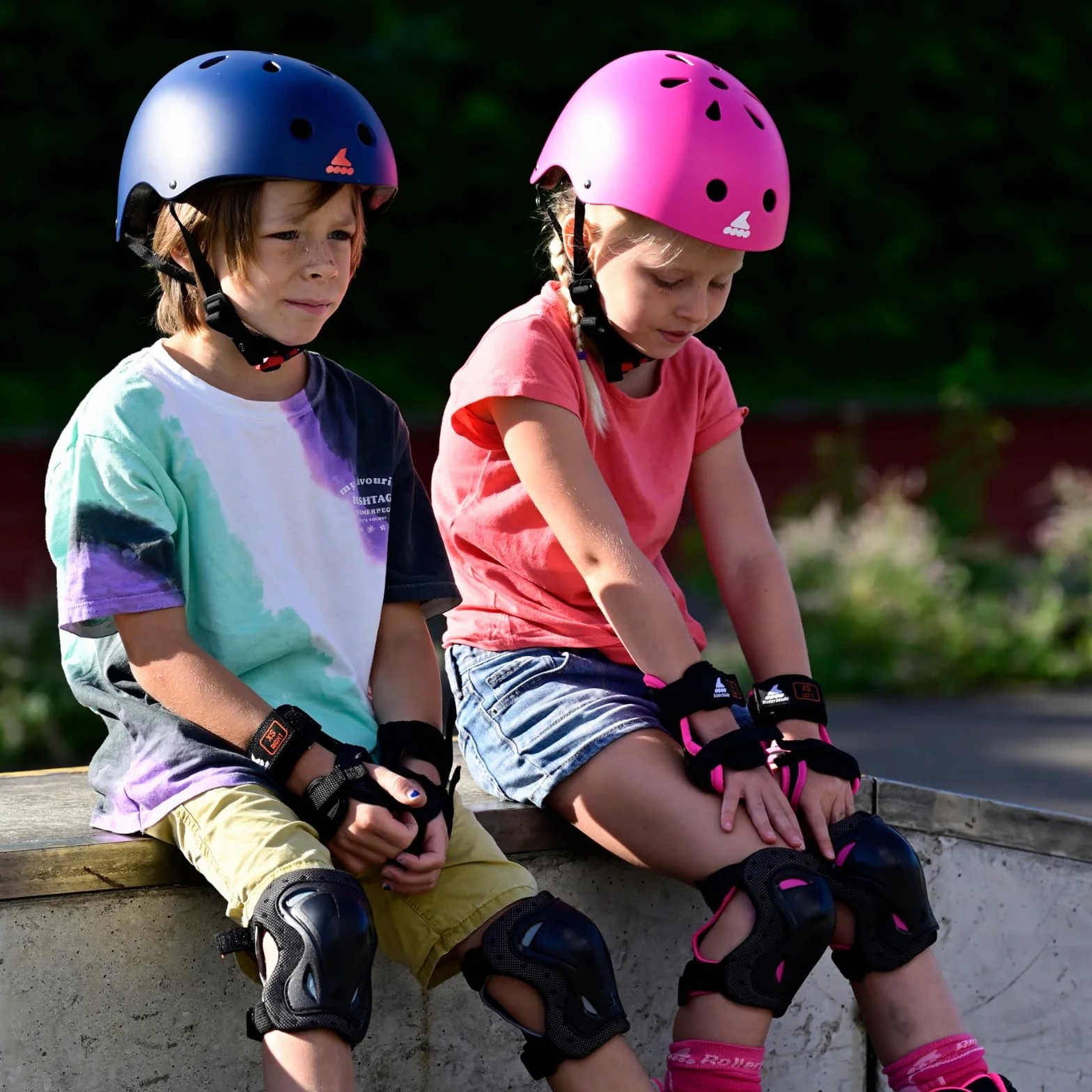 Rollerblade Gear Junior łyżworolki młodzieżowe 3-pak ochraniaczy