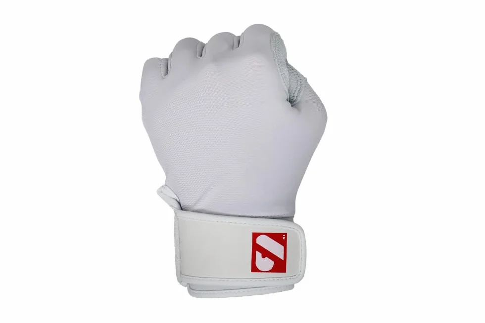 Barnett BBG-01 Baseball Batting rękawice - rękawica frappeur, biała