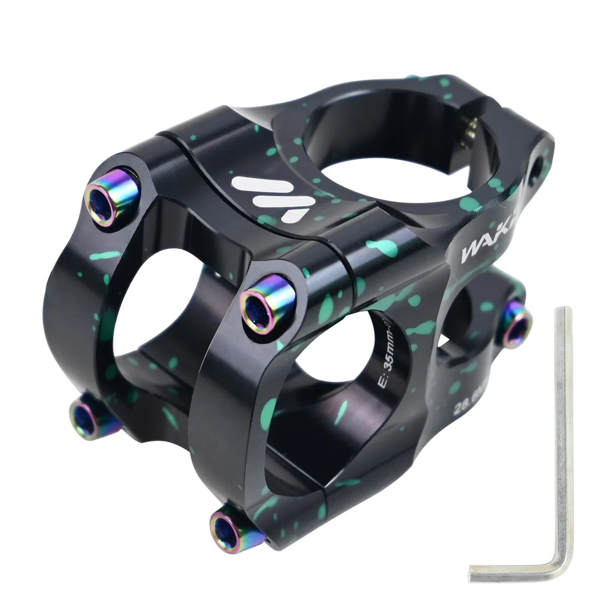 ROADNADO Wspornik rowerowy 31,8 35 mm ultralekki wspornik kierownicy roweru ze stopu aluminium CNC do rowerów szosowych, BMX, MTB