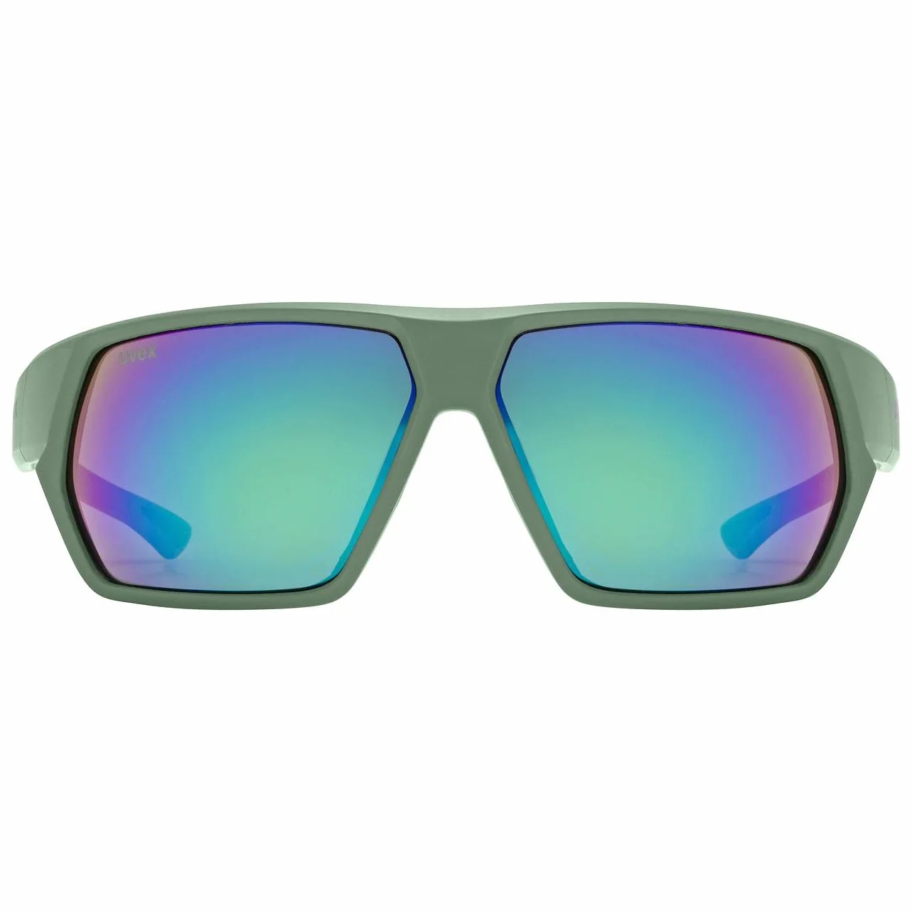 uvex sportstyle 238, okulary sportowe unisex-dorosły, moss matt/mirror green, one size