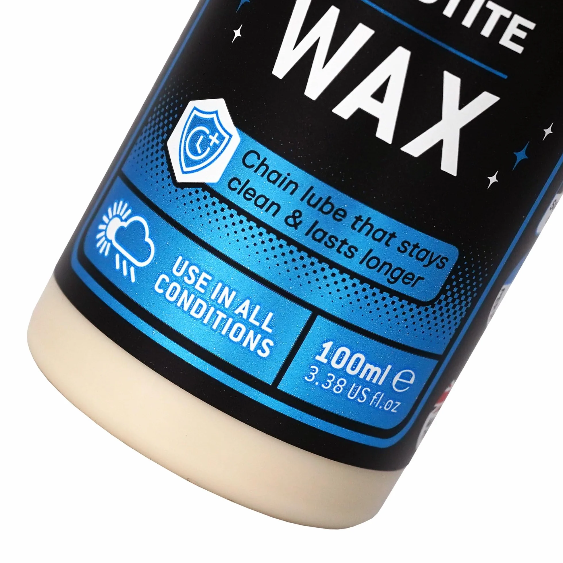 WELDTITE Dry Wax Smar do łańcucha rowerowego, na suchą pogodę, trwały i łatwy w pielęgnacji, 100 ml