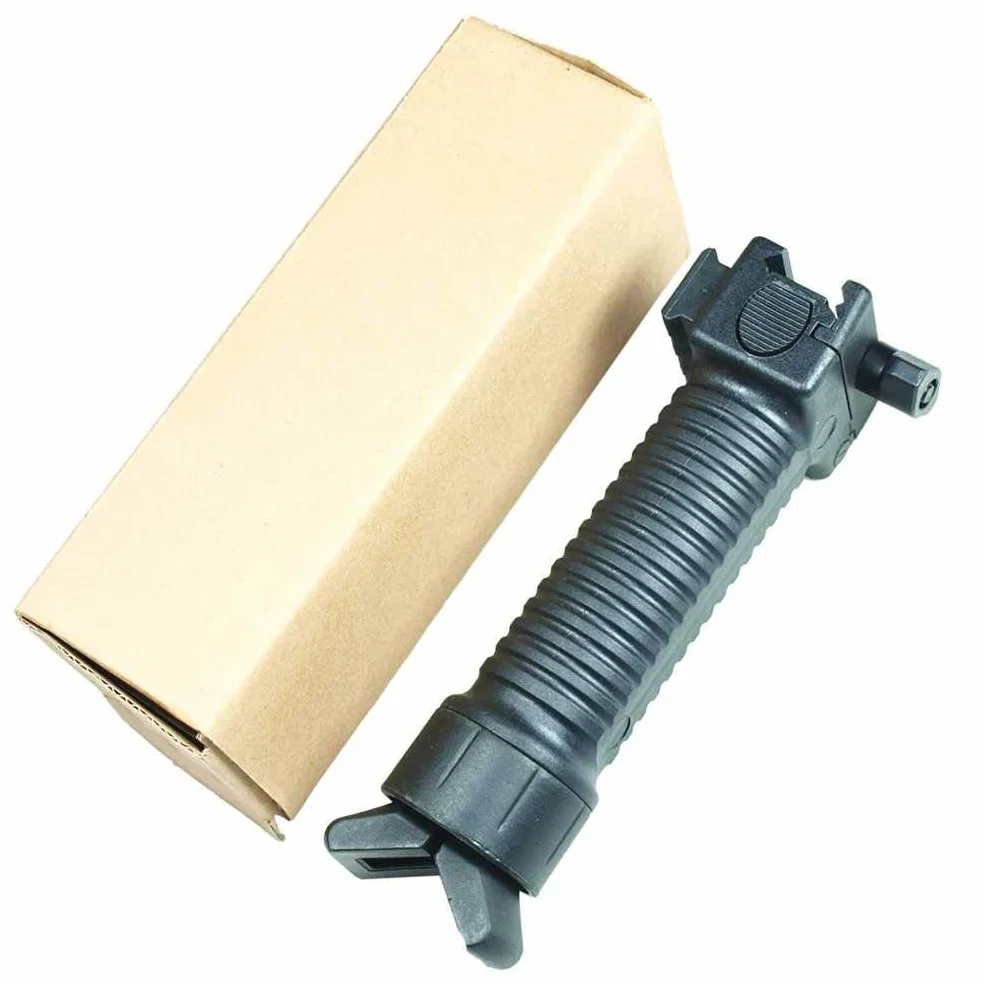 Wojskowy Taktyczny Fore Grip Bipod Picatinny Weaver Rail Rifle Foregrip dla Paintball Shooting