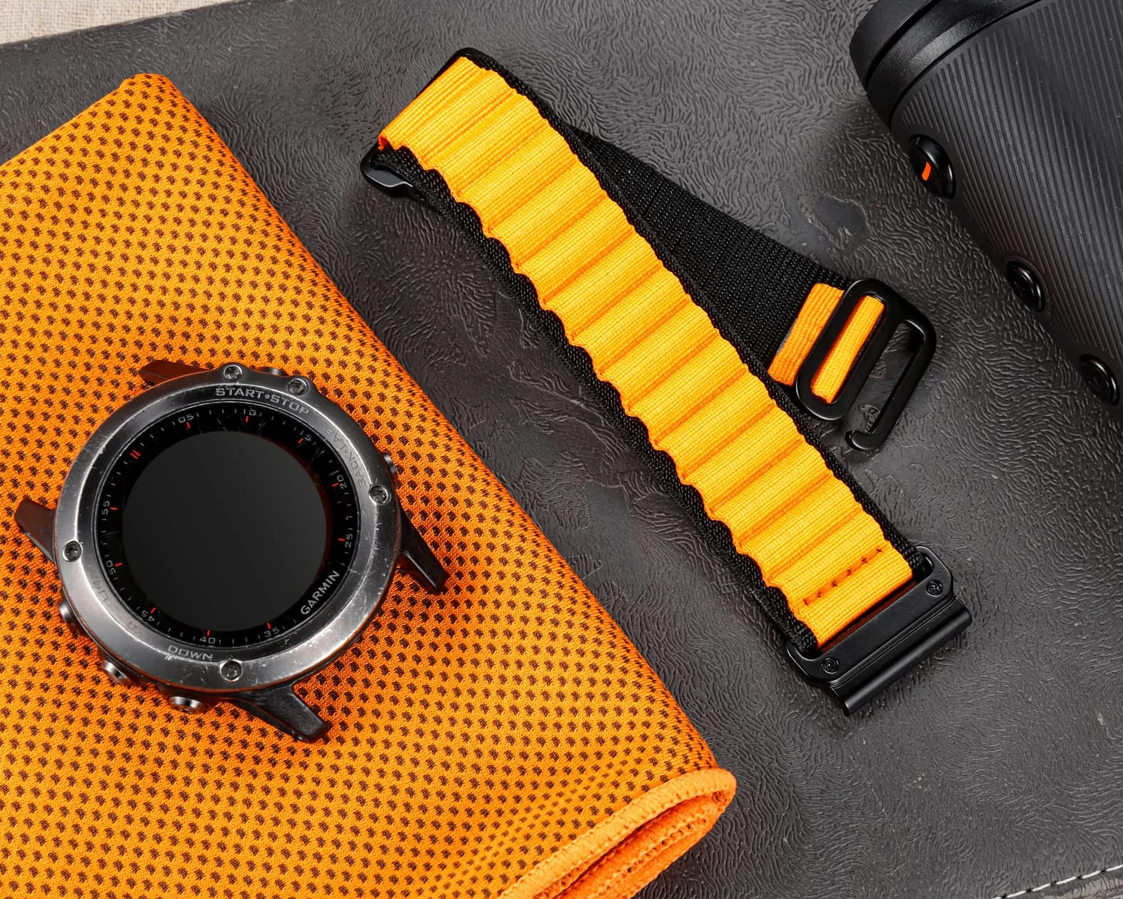 Kompatybilny z Garmin, wytrzymały, tkany, nylonowy pasek sportowy z paskiem do zegarka G-hook dla fēnix/Forerunner/Vivoactive/Approach/MARQ/quatix/D2 Series, wytrzymały pasek zastępczy dla mężczyzn