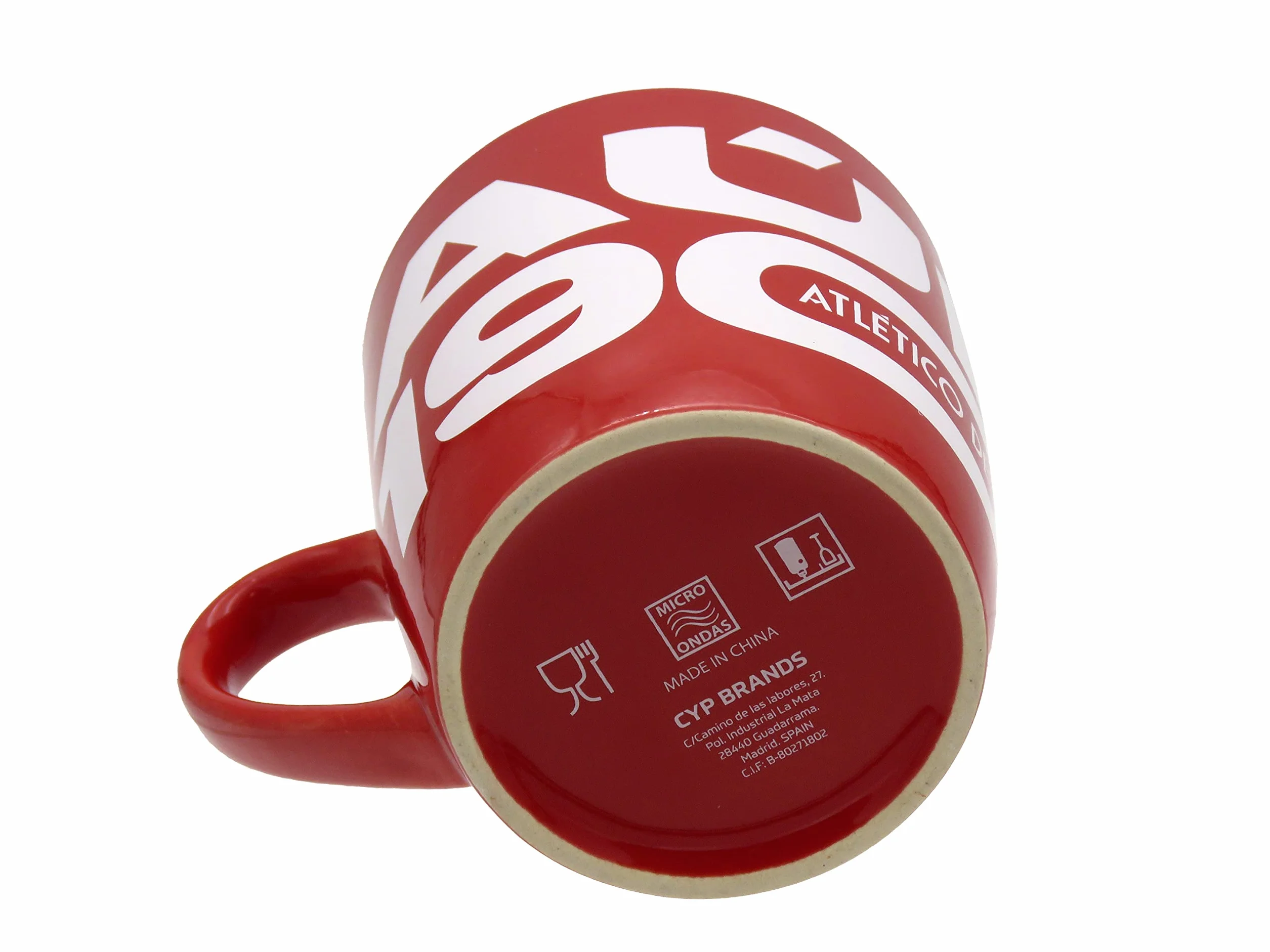 Lakierowany kubek 350 ml Madryt Atletico Box Oryginalny prezent piłkarski CyP