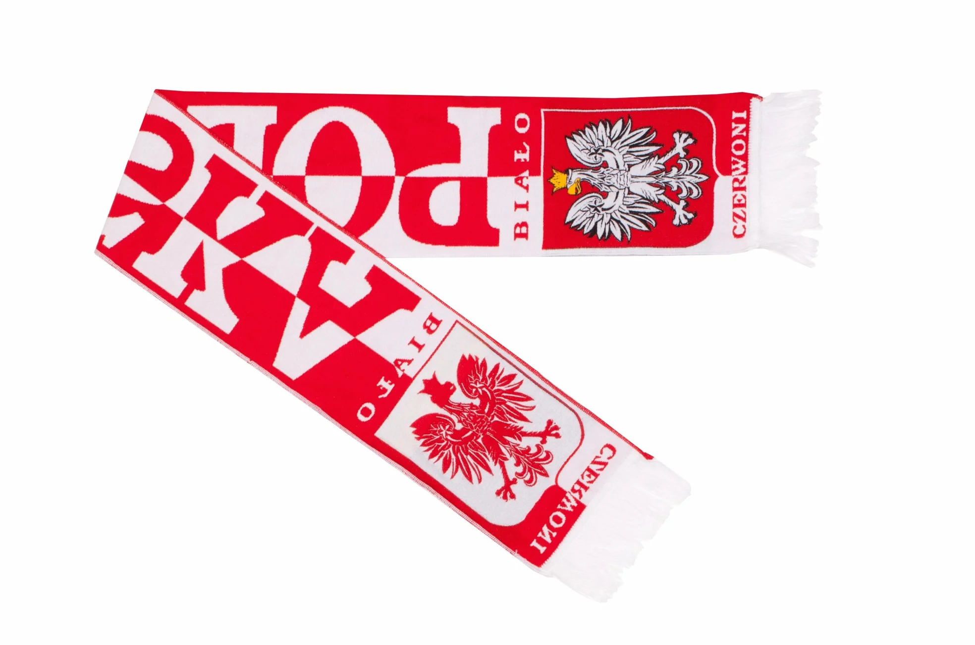 Poland Polska Authentic tkany szalik piłkarski