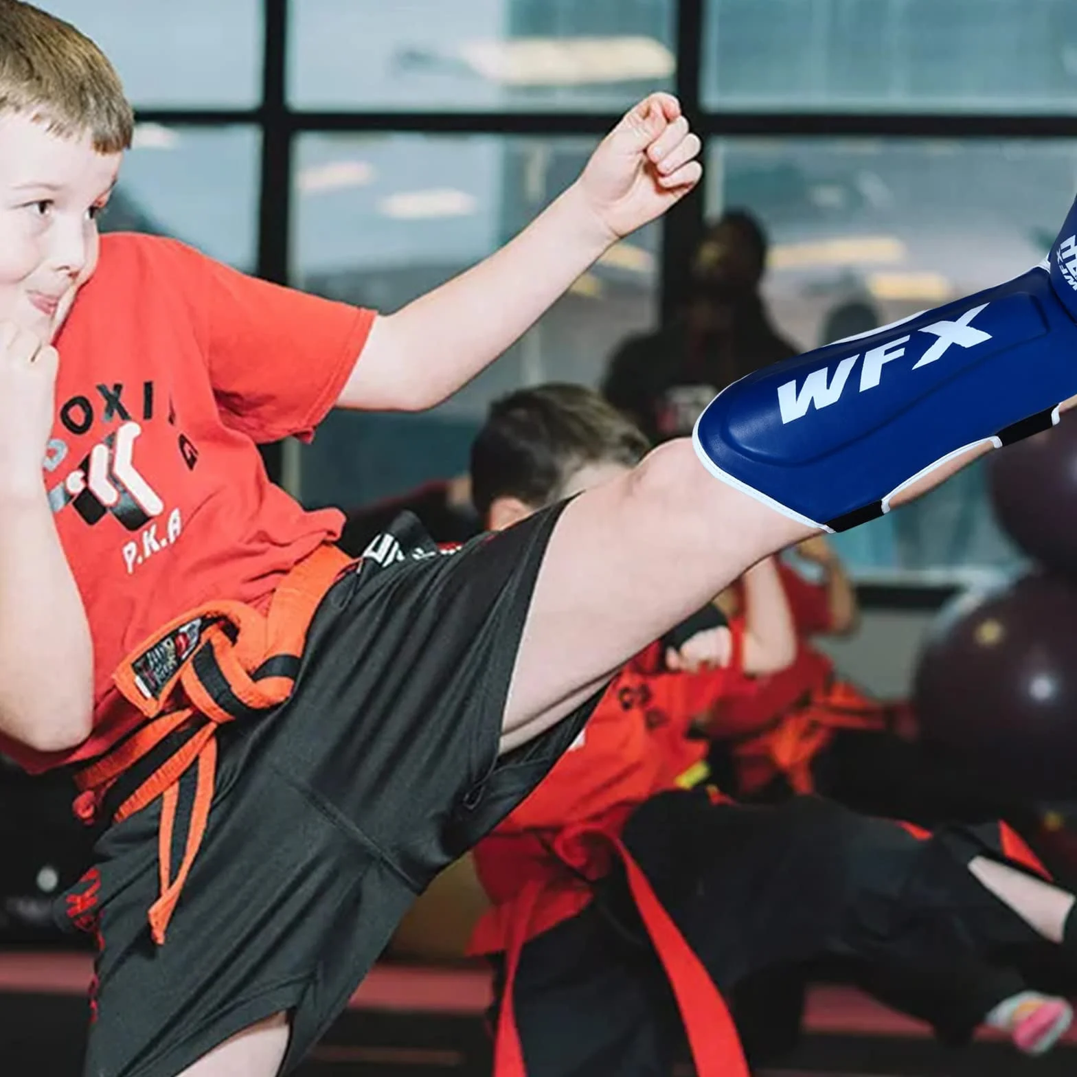 Ochraniacz goleni i podbicia dla dzieci - MMA - Muay Thai - Kick Boxing - Chłopcy i dziewczęta