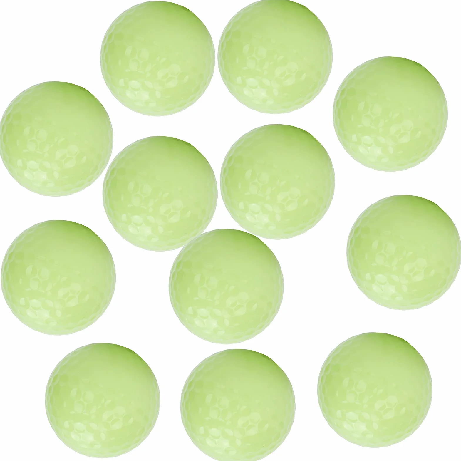 12 Sztuk Glow Golf Balls Luminous Golf Balls Golf Floating Ball Night Golf