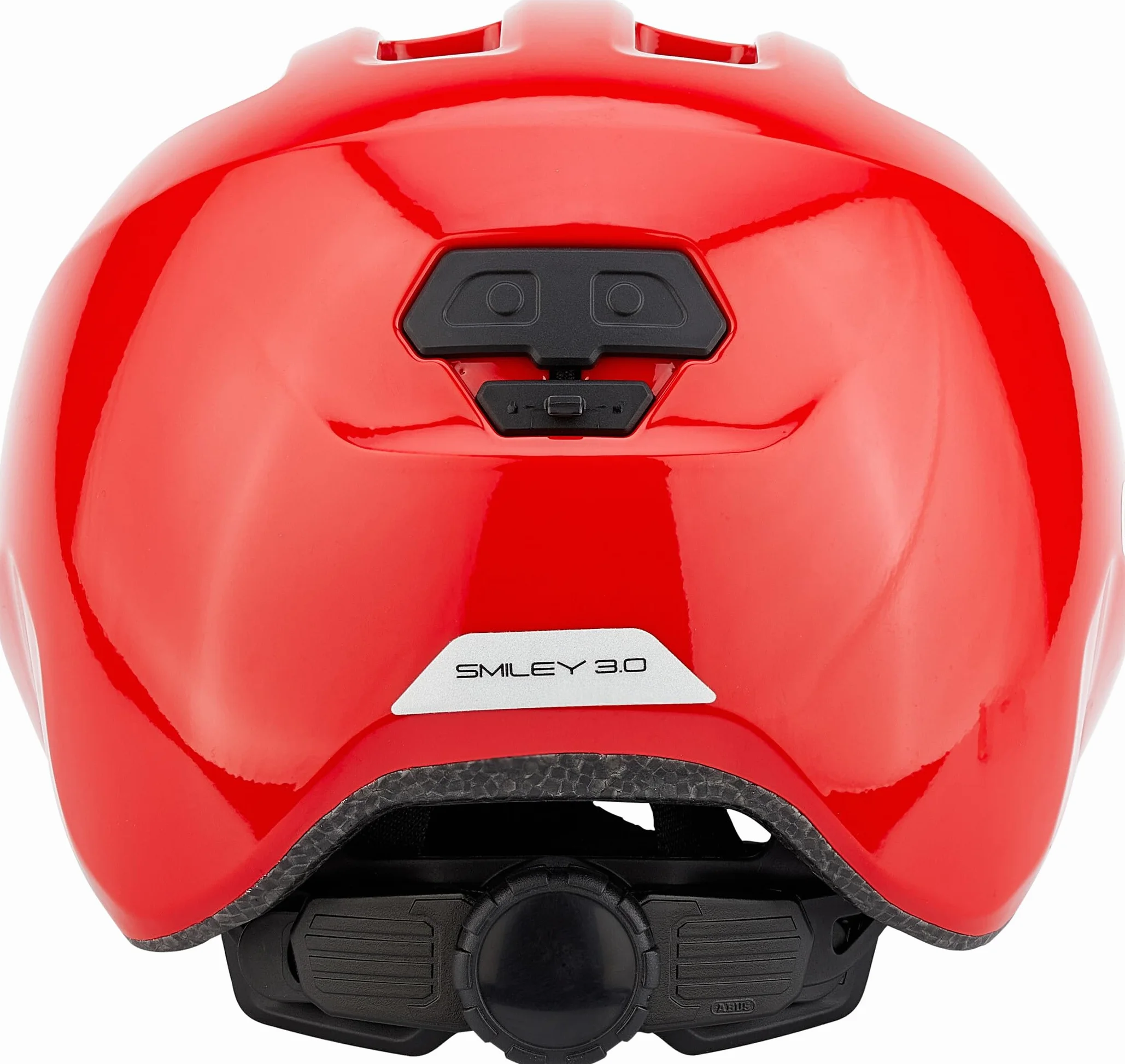 ABUS Kask Rowerowy Czerwony Shiny Red Rozmiar M 50-55 cm
