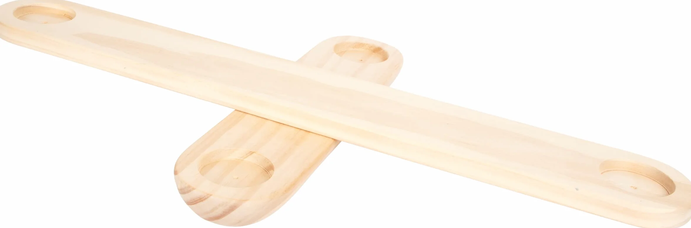small foot Balance Beams "Adventure", drewniana zabawka do ćwiczeń dla dzieci w wieku od 3 lat, do użytku po obu stronach, prod. 12241