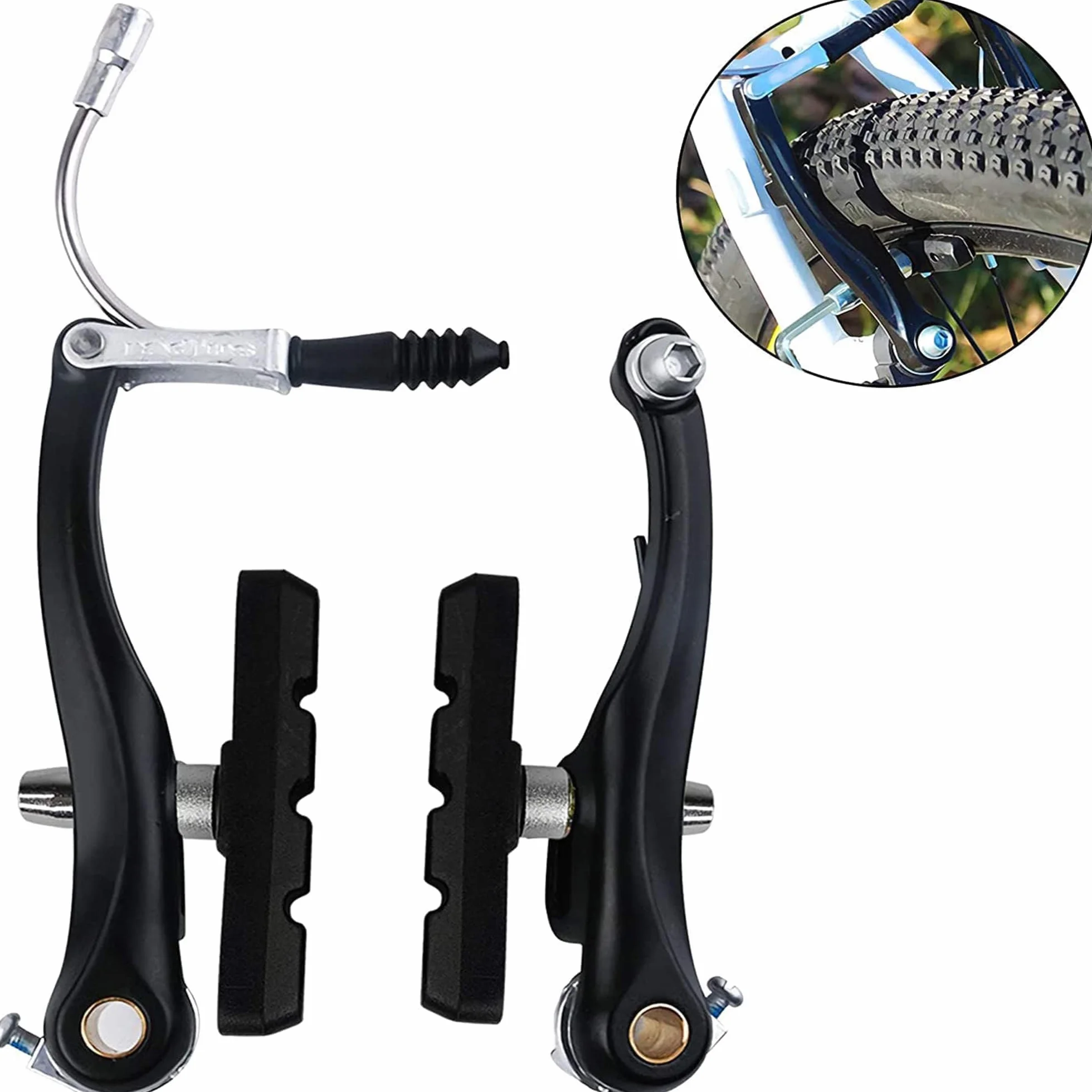 Klocki hamulcowe Oture 70 mm gumowe ciche V-Brake do Shimano Tektro rowerów