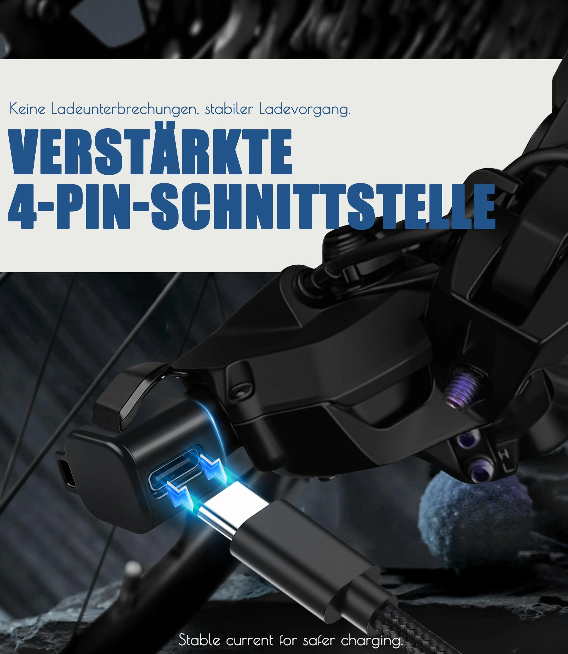 Adapter do ładowania USB-C Kompatybilny z Shimano Di2 (R8170/R8150/R7170/RX825) 12-biegowy Elektroniczny system zmiany biegów Ładowarka, Typ-C na adapter 4-pinowy, Di2 EC300 Adapter do