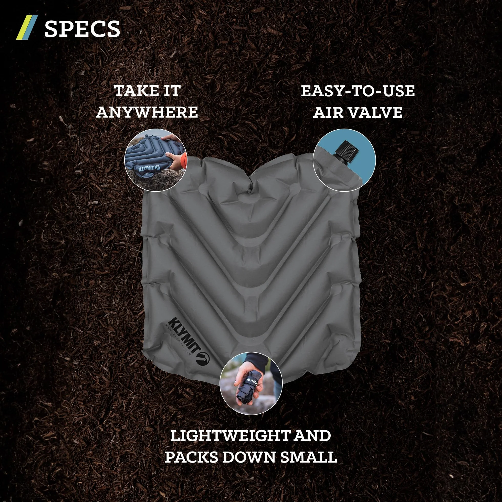 Klymit V Seat Cushion