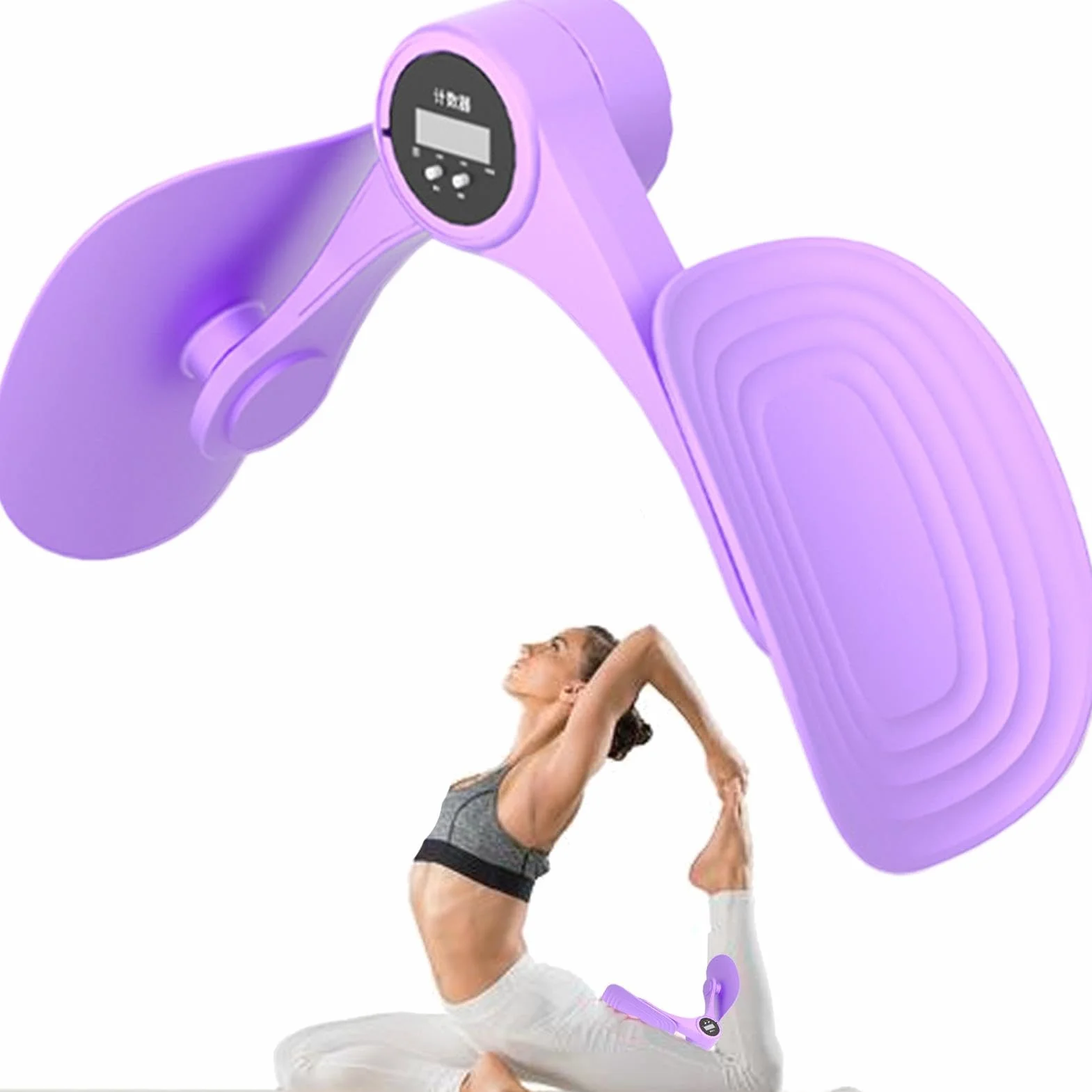 Thigh Masters, Inner Thigh Exerciser, Adjustable Resistance Toner, Hip Leg Chest Exerciser, Muscle Thigh Trainer, Adjustable Resistance Levels Body Workout for Women Men Adults