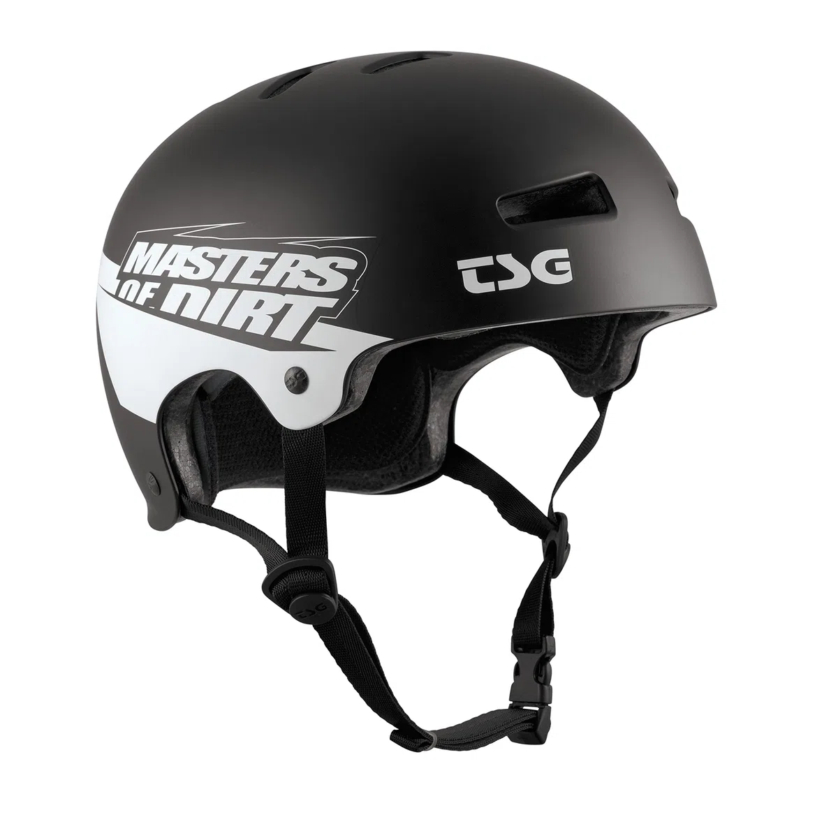 Kask TSG Evolution S/M Graphic Design Masters of Dirt Bowl Skate, Roller, Wrotki. Dorosły Unisex, Czarny, S/M 54-56cm