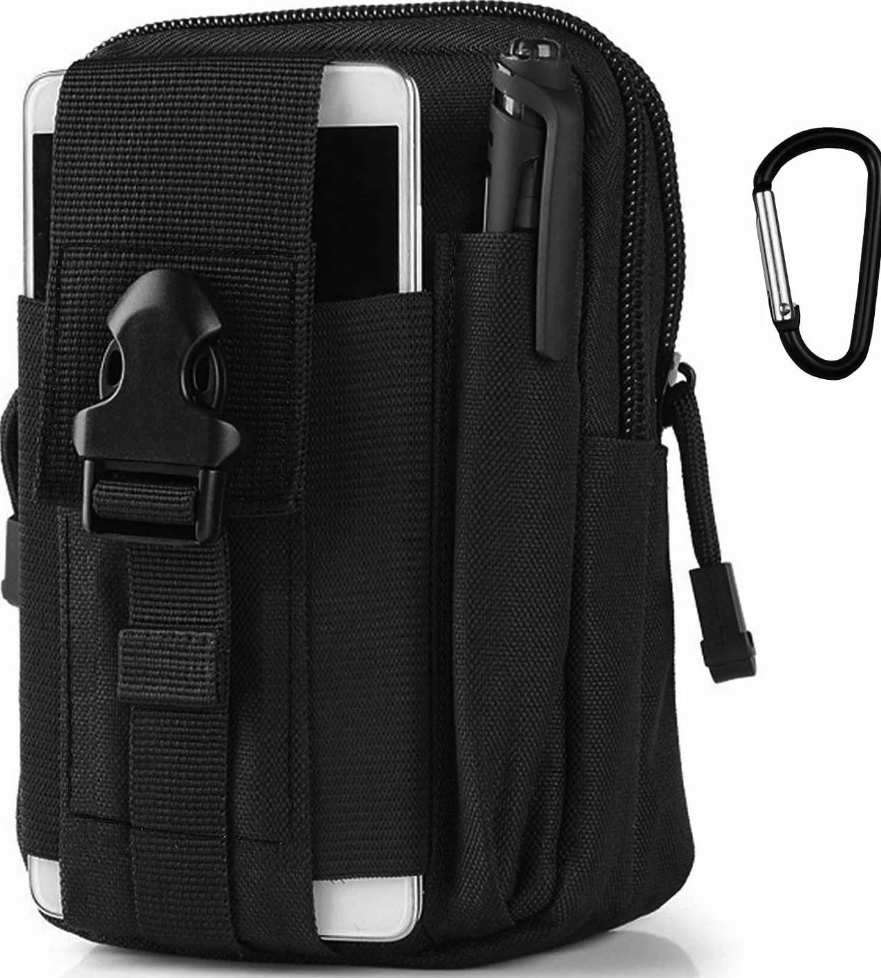 flintronic 1 szt. / 2 szt. Taktyczna torba na talię, torba na pasek taktyczny wojskowy kompaktowy 1000D nylon do małych narzędzi wielofunkcyjny telefon komórkowy na zewnątrz sport piesze wycieczki i