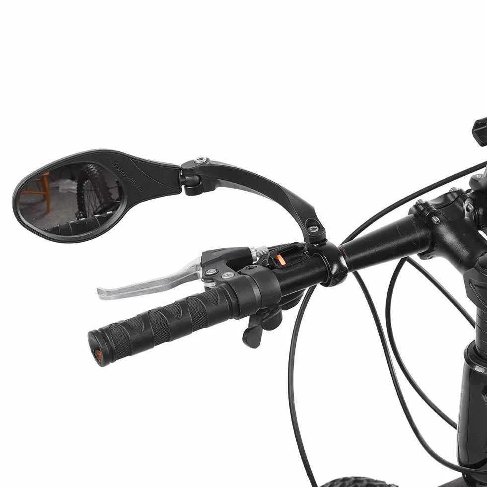 Rowerowe lusterko wsteczne, regulowane 360 ​​° mocowanie do kierownicy roweru lusterko wsteczne lusterko rowerowe lusterko ze stali nierdzewnej lewa/prawa strona
