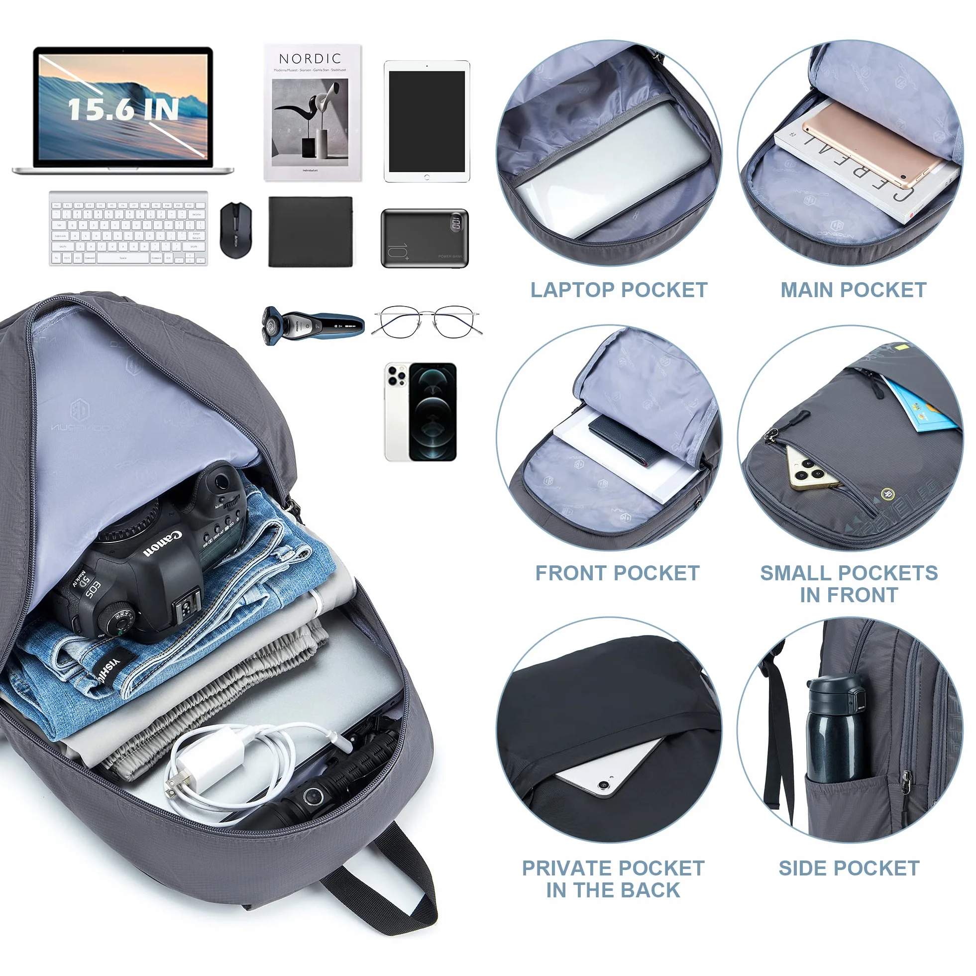 SPAHER Ryanair Torba kabinowa 40x20x25 Plecak turystyczny Plecak szkolny Torba podróżna Torba alpinistyczna Outdoor Sport Trekking Plecak kempingowy Plecak na co dzień Mały dla wszystkich osób