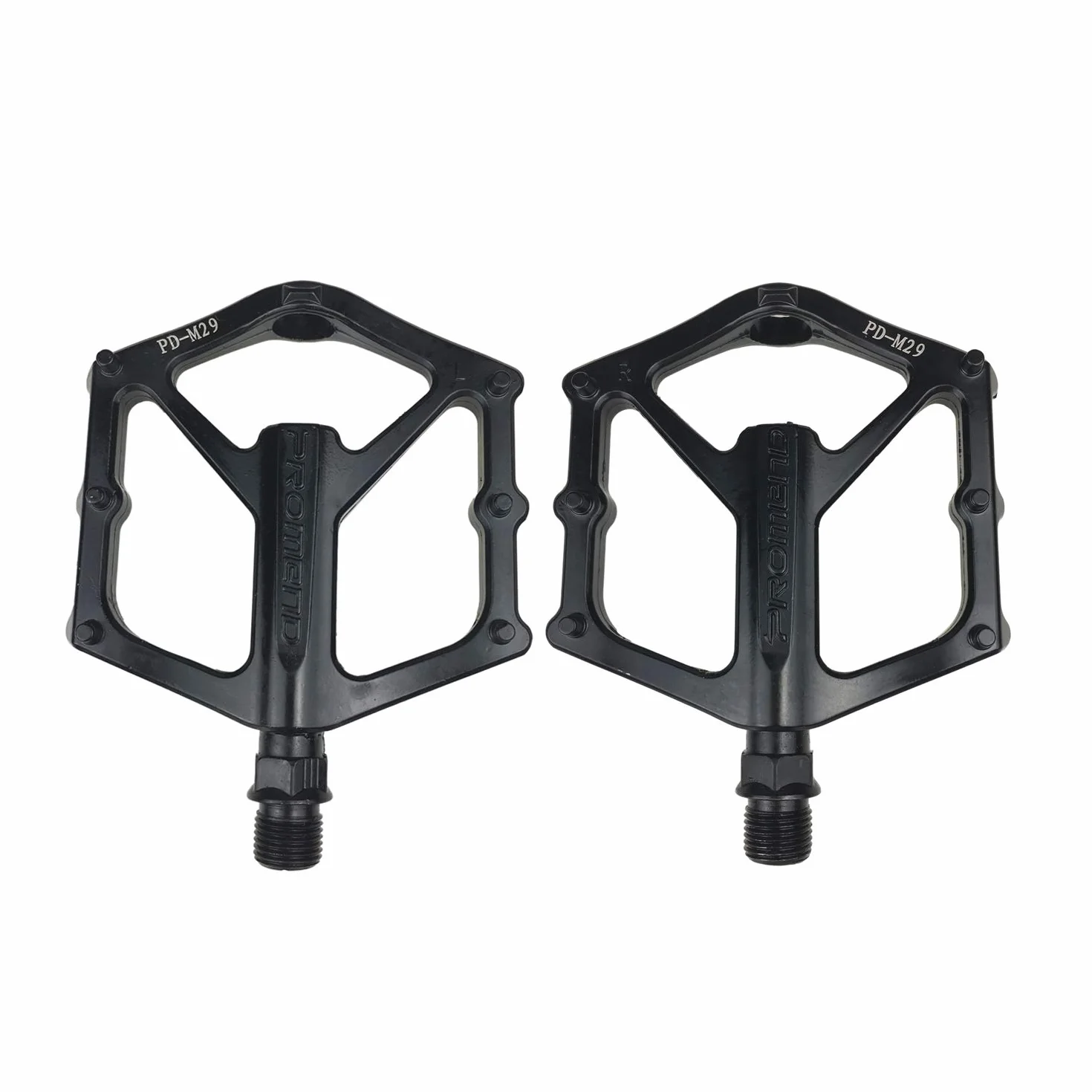 PLATT Pedały rowerowe do roweru górskiego, wyścigowego, pedały rowerowe 2DU MTB z platformą ze stopu aluminium, pedały BMX/MTB o średnicy osi 9/16 cala