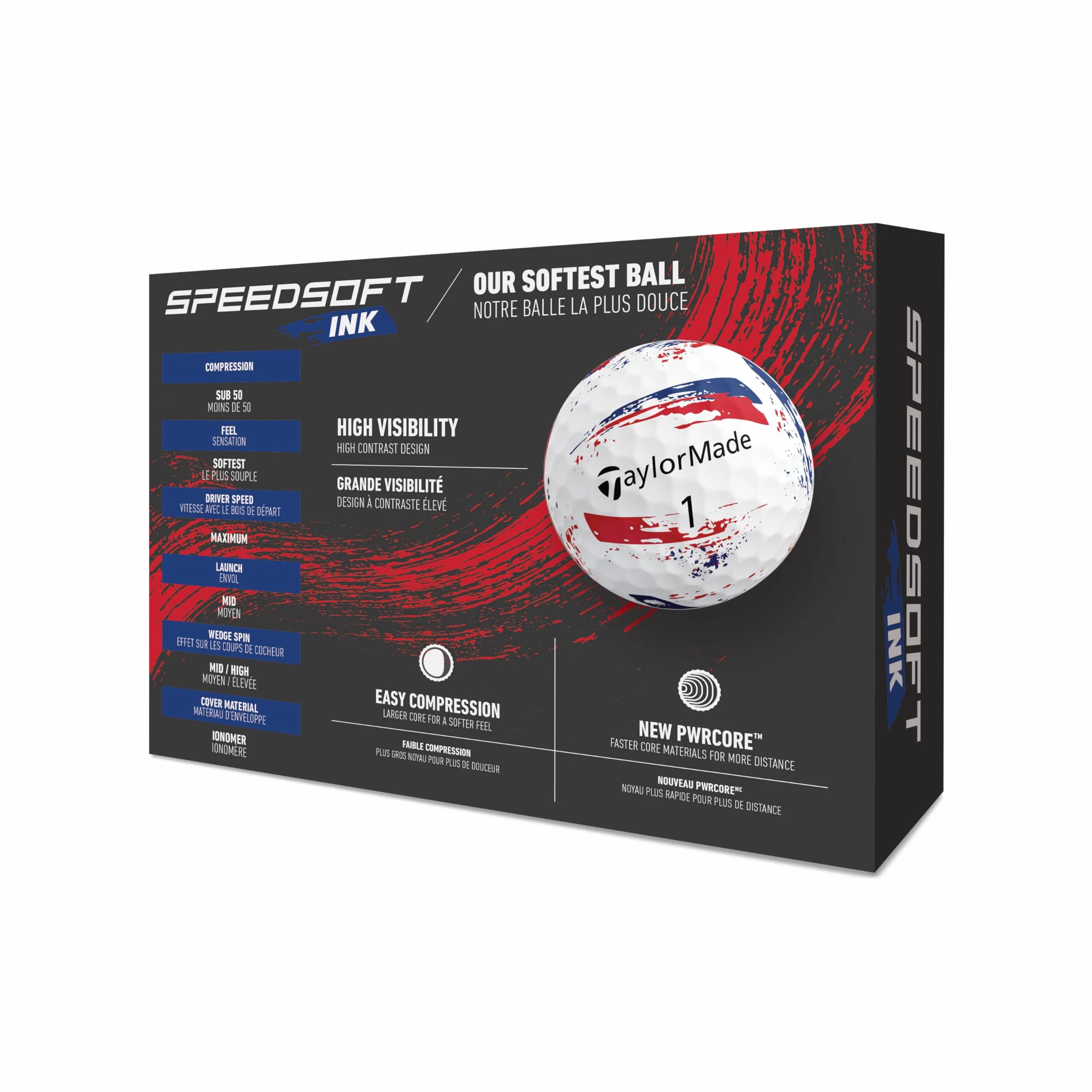 TaylorMade TM26 SpeedSoft Piłki golfowe 12 sztuk