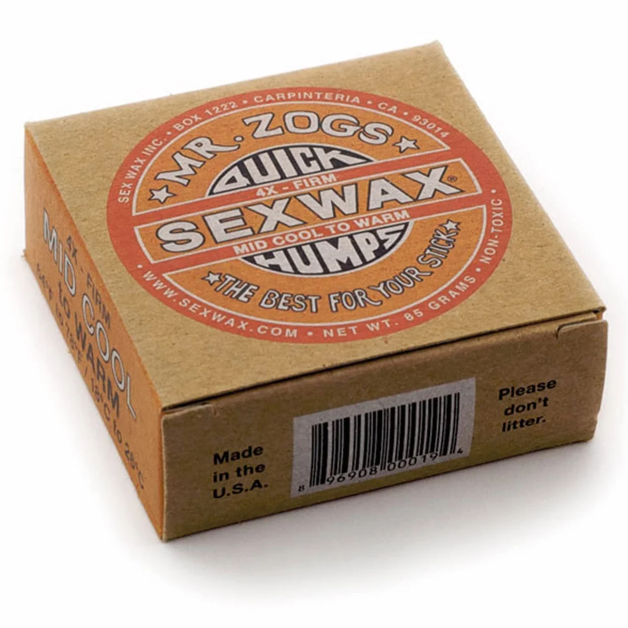Sex Wax Wosk surfingowy Quick Humps Orange Firm wosk surfingowy