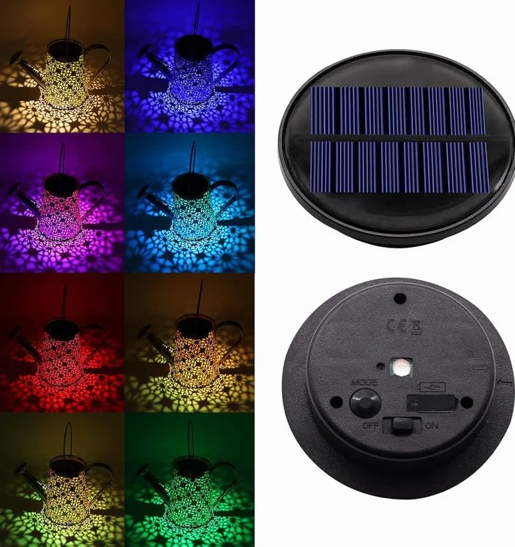 YJFWAL Części zamienne do lamp solarnych, 8 kolorów do wyboru, średnica 9,5 cm, 10 lumenów, lampiony LED, osłona, części zamienne do latarni solarnych