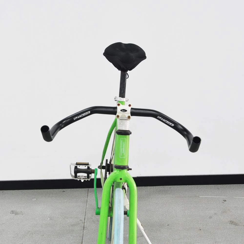 UPANBIKE Rower Bullhorn kierownica ze stopu aluminium 25,4 mm 390 mm do stałego biegu roweru szosowego