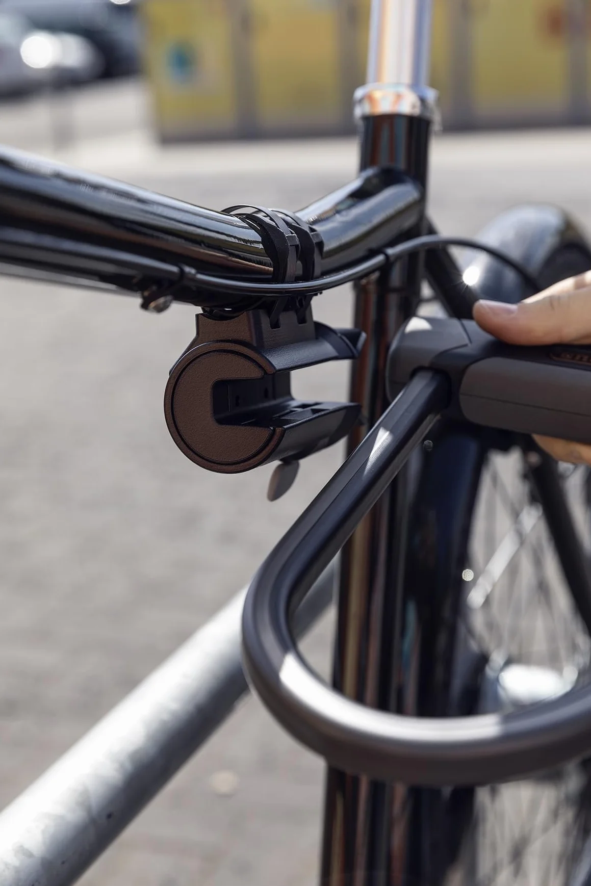 Uchwyt na zapięcie rowerowe ABUS USH 540 - do transportu zapięcia Granit XPlus 540 U-lock na ramie roweru, czarny