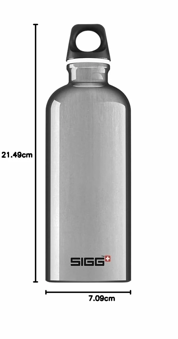 SIGG Traveller butelka na napoje (0,6 l), bez substancji szkodliwych i szczelna, lekka jak piórko butelka na napoje z aluminium