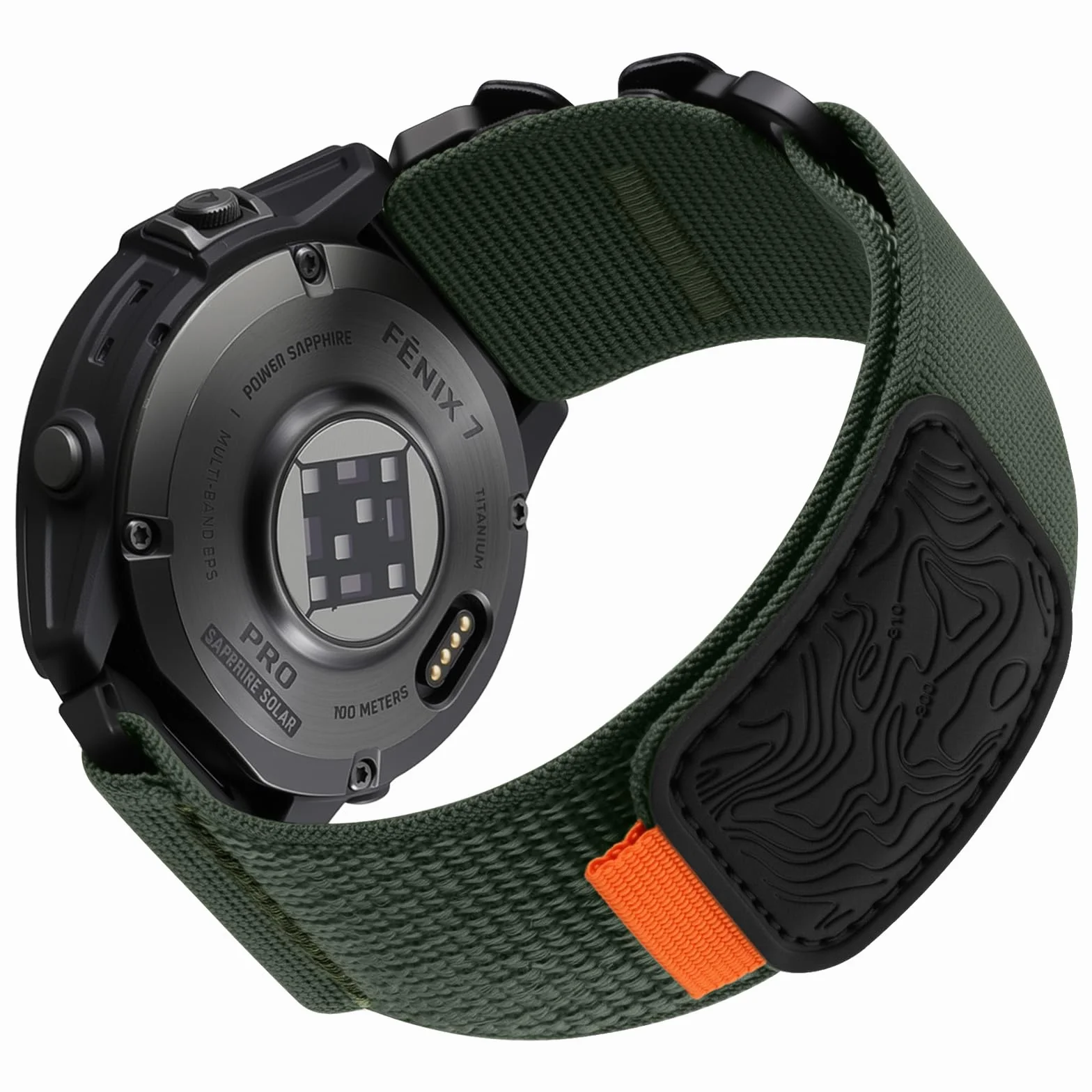 Bandletic Pasek do Fenix 6/Fenix 6 Pro / Fenix 7 / Fenix 7 Pro / Fenix 8 47 mm / Fenix 5 Pro / Fenix 5 Plus/Fenix Epix/Epix Pro 47 mm, silikonowy QuickFit 22 mm zapasowy pasek do Forerunner 965/955
