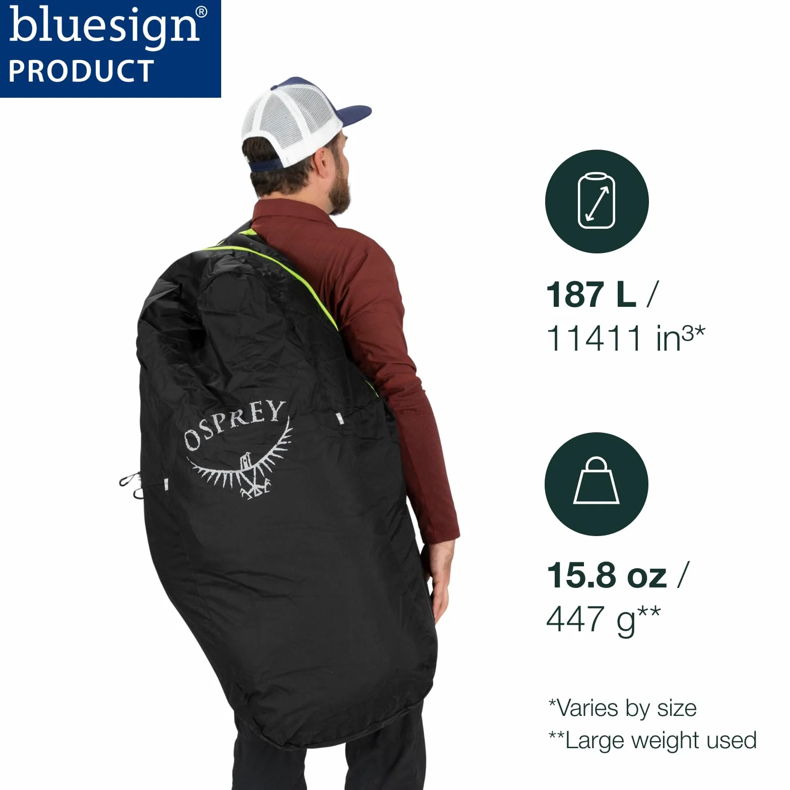 Osprey Airporter małe akcesoria unisex - Travel Black O/S