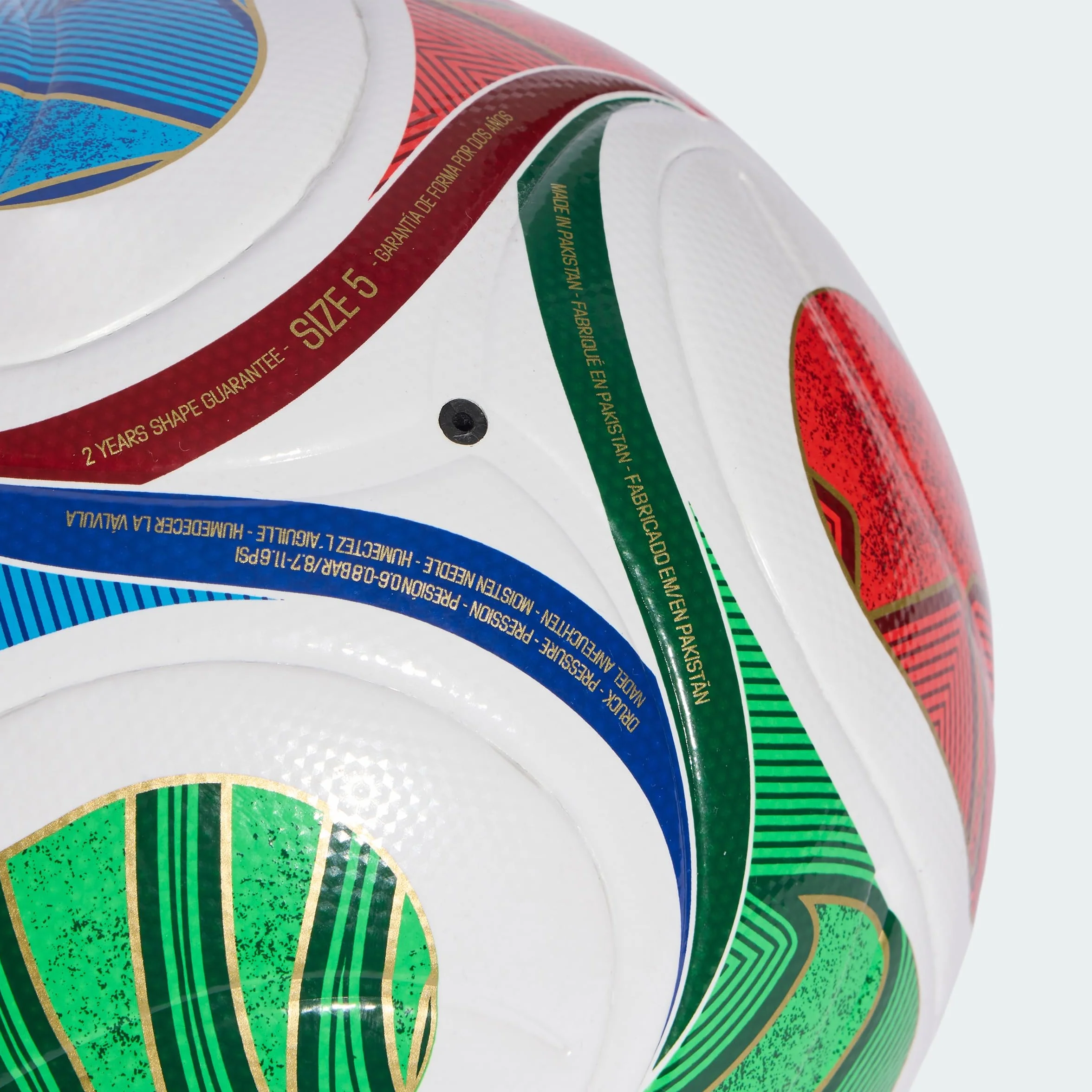 adidas FIFA World Cup 26 Trionda League Junior 350 Ball, biały/team royal blue/solar blue/power red, 5