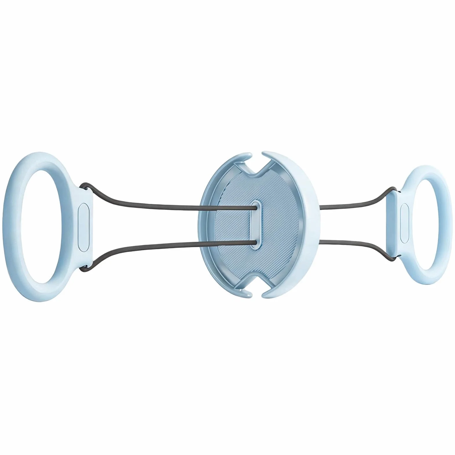 Chest Expander Men, składany, 18 cali, stalowy trener oporowy, antypoślizgowy uchwyt