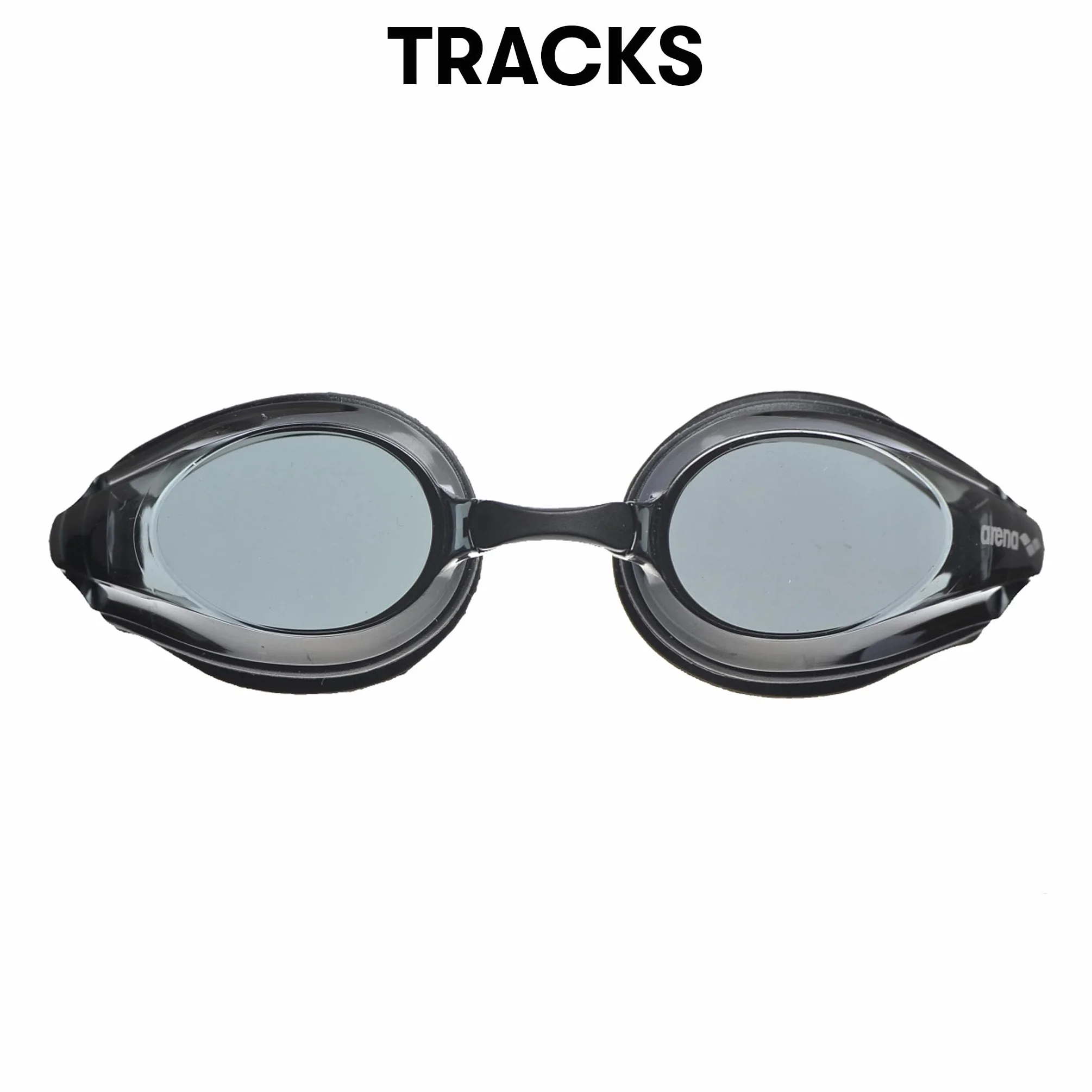Arena Tracks Okulary do Pływania, Czarny, 10 x 10 x 10 cm
