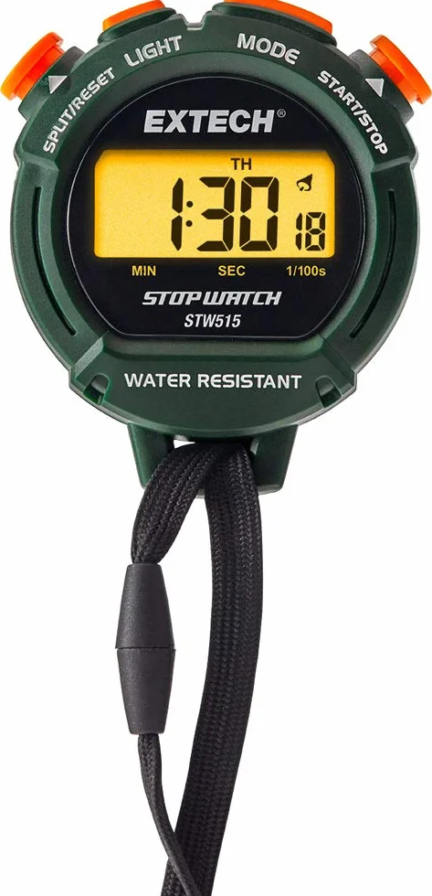 Extech STW515 stoper/zegar z podświetlanym wyświetlaczem