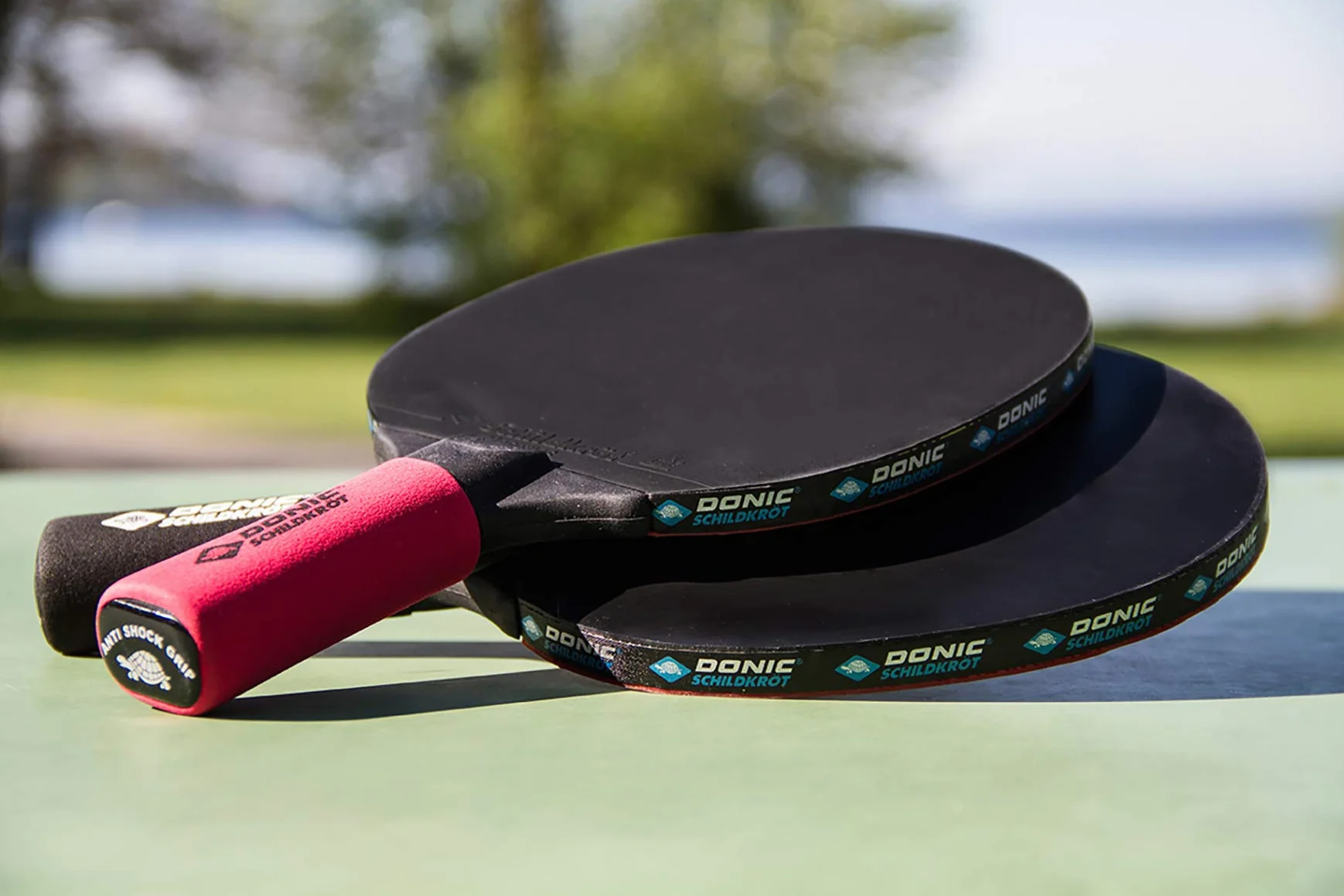Donic-Schildkröt Rakieta do tenisa stołowego Sensation Line 700, uchwyt ASG, gąbka 1,8 mm, Avantgarde — powłoka ITTF, 734403