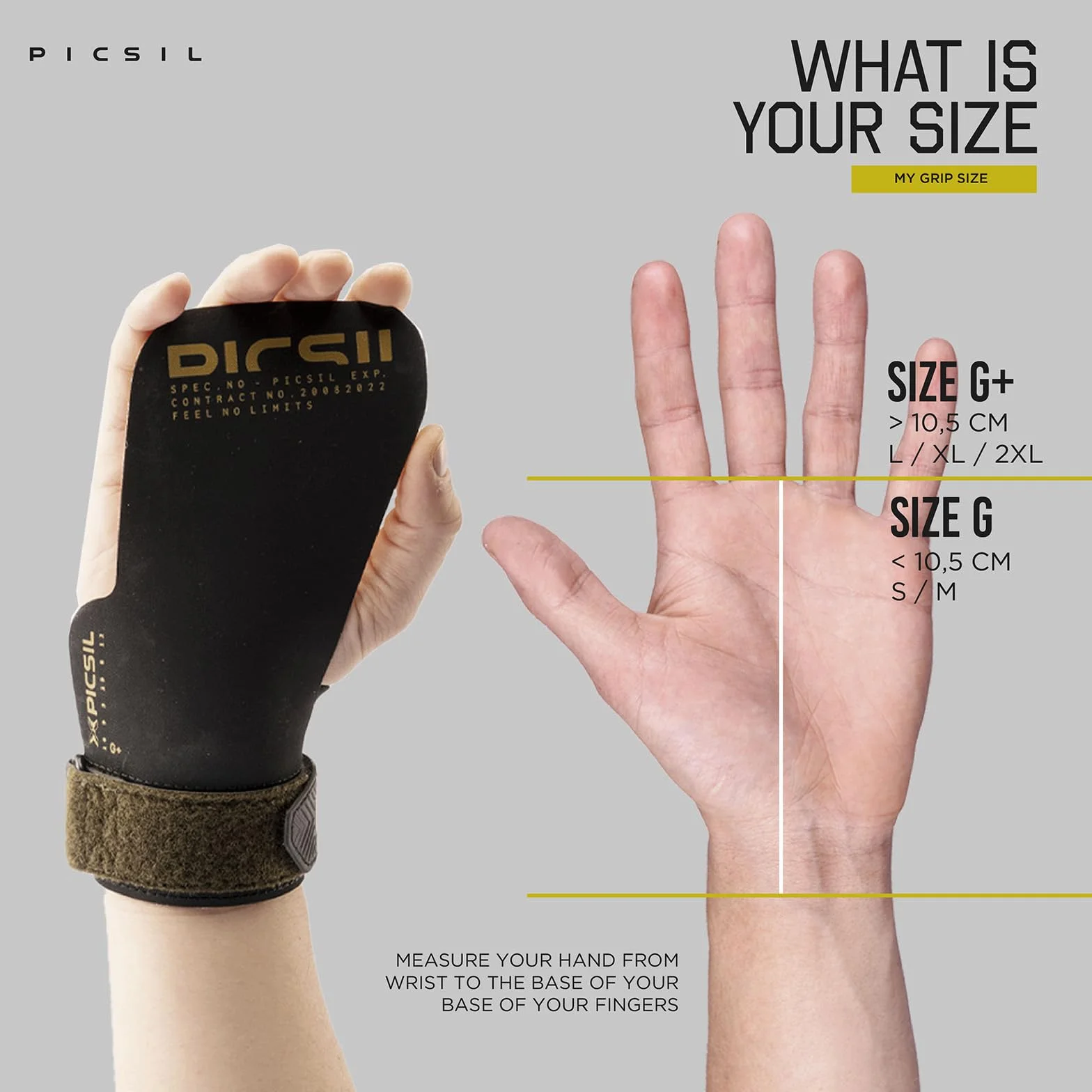 PicSil Phoenix Skórki Aramidowe Bez Otworów, Nie Wymagają Magnesu, Całkowita Ochrona Dłoni, Fingerless Grips do Cross Treningu, Siłowni, Boxu, Podnoszenia Ciężarów, Unisex