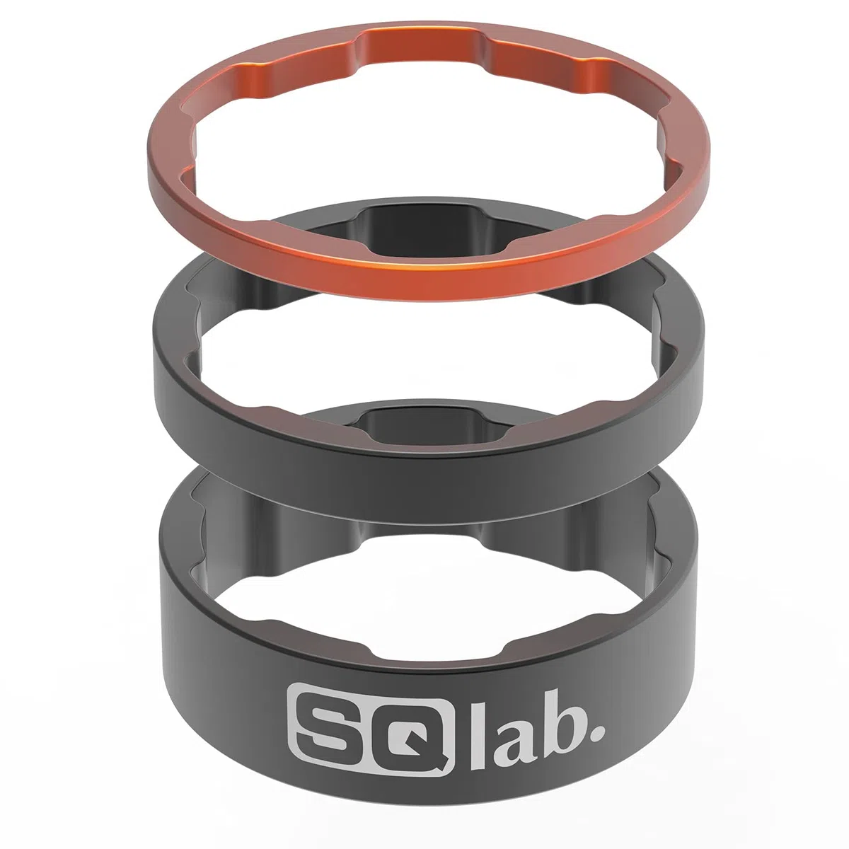 SQlab Unisex Sæt 1 1/8 Tomme Spacer Set, czarny, 1/8" EU