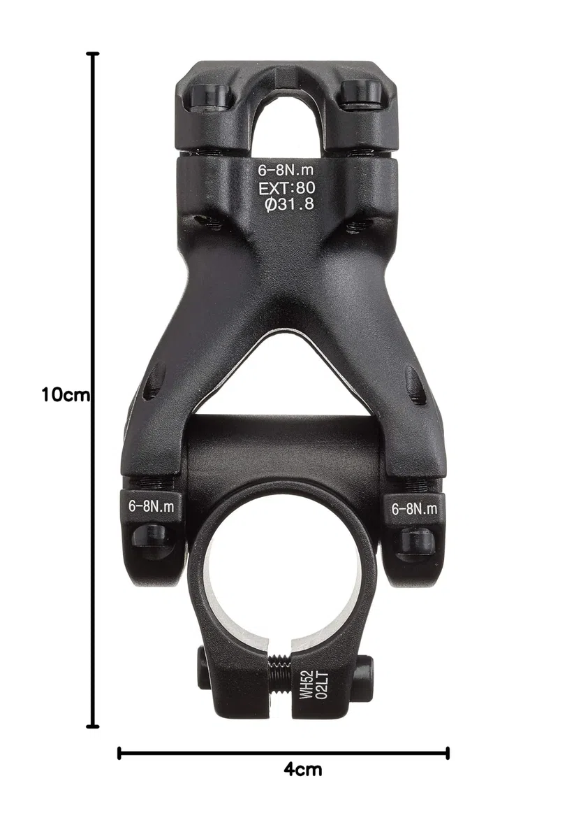 Ergotec Uniseks 40276001 40276001 Mostek, Czarny, 10 x 4 x 4 cm