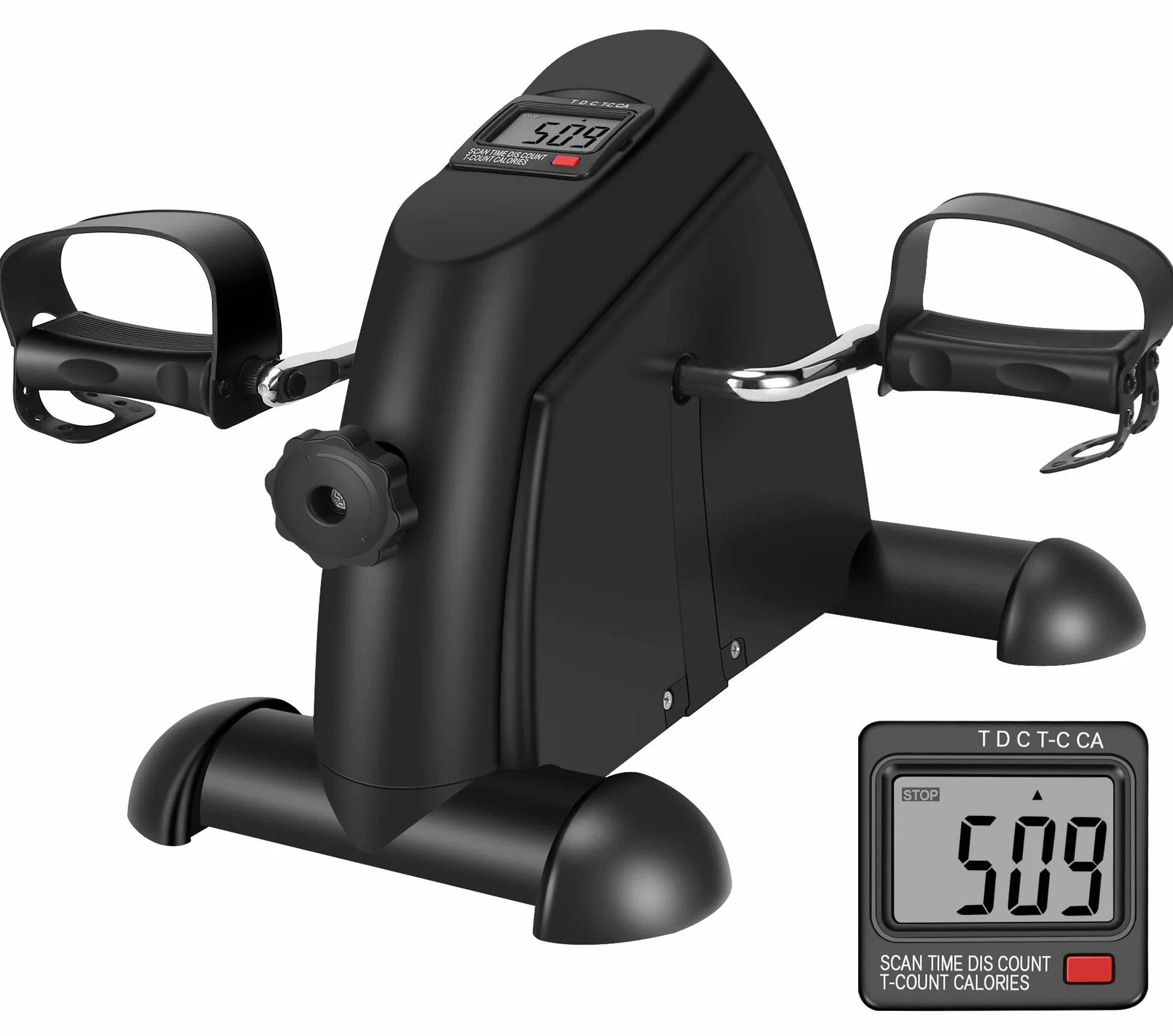 Mini rower treningowy do ćwiczeń nóg i ramion, do ćwiczeń o niskiej rezystancji i niskiej intensywności, przenośny rower treningowy