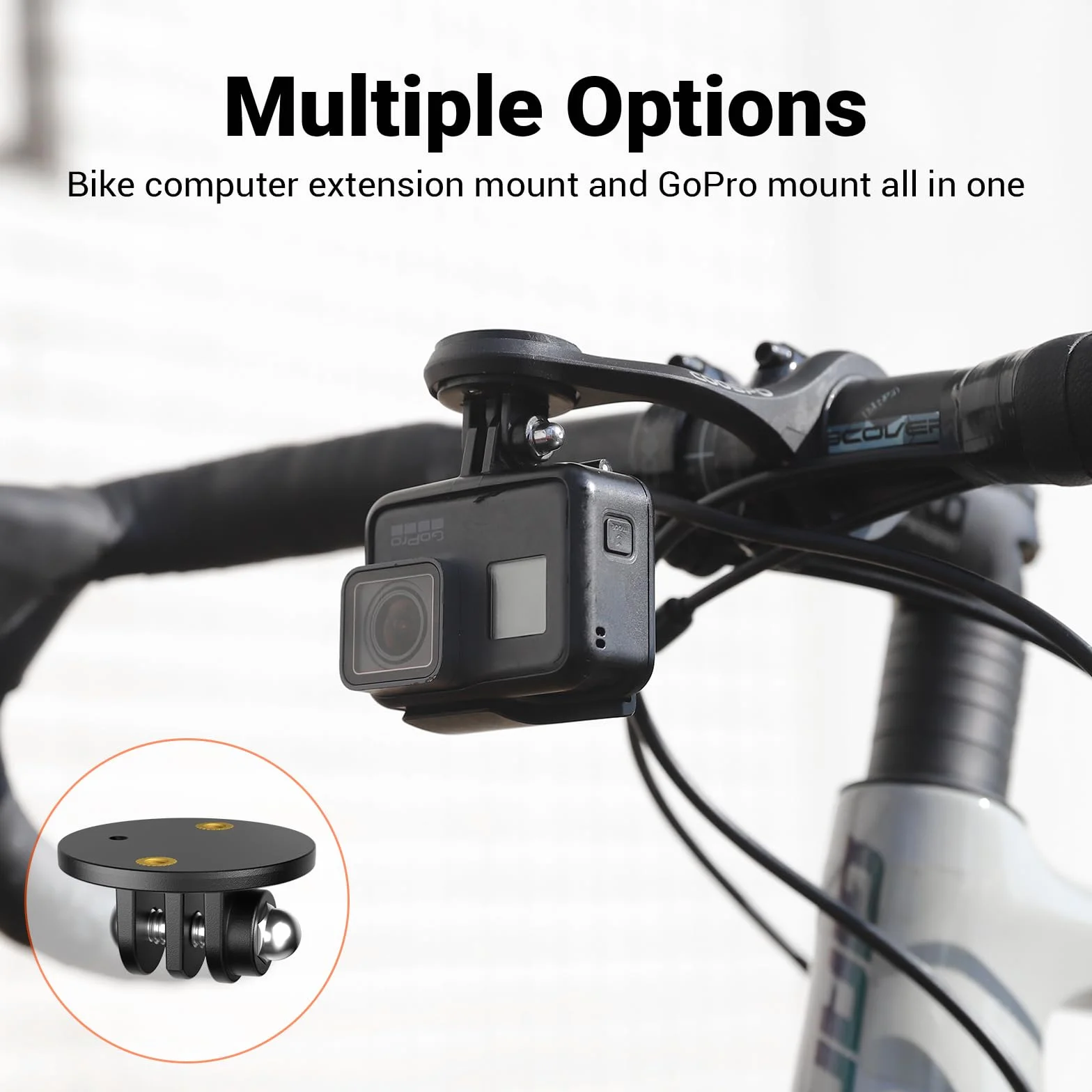 CooSpo Uchwyt do komputera rowerowego, uchwyt do komputera rowerowego Garmin Quick Release