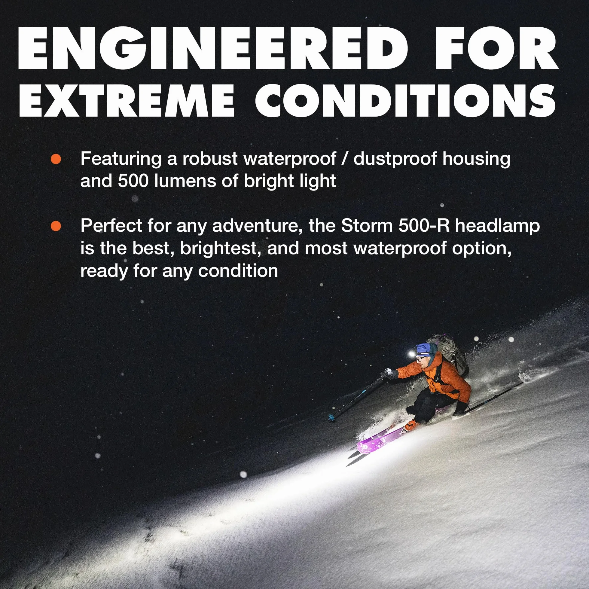 Black Diamond STORM 500-R reflektor bk